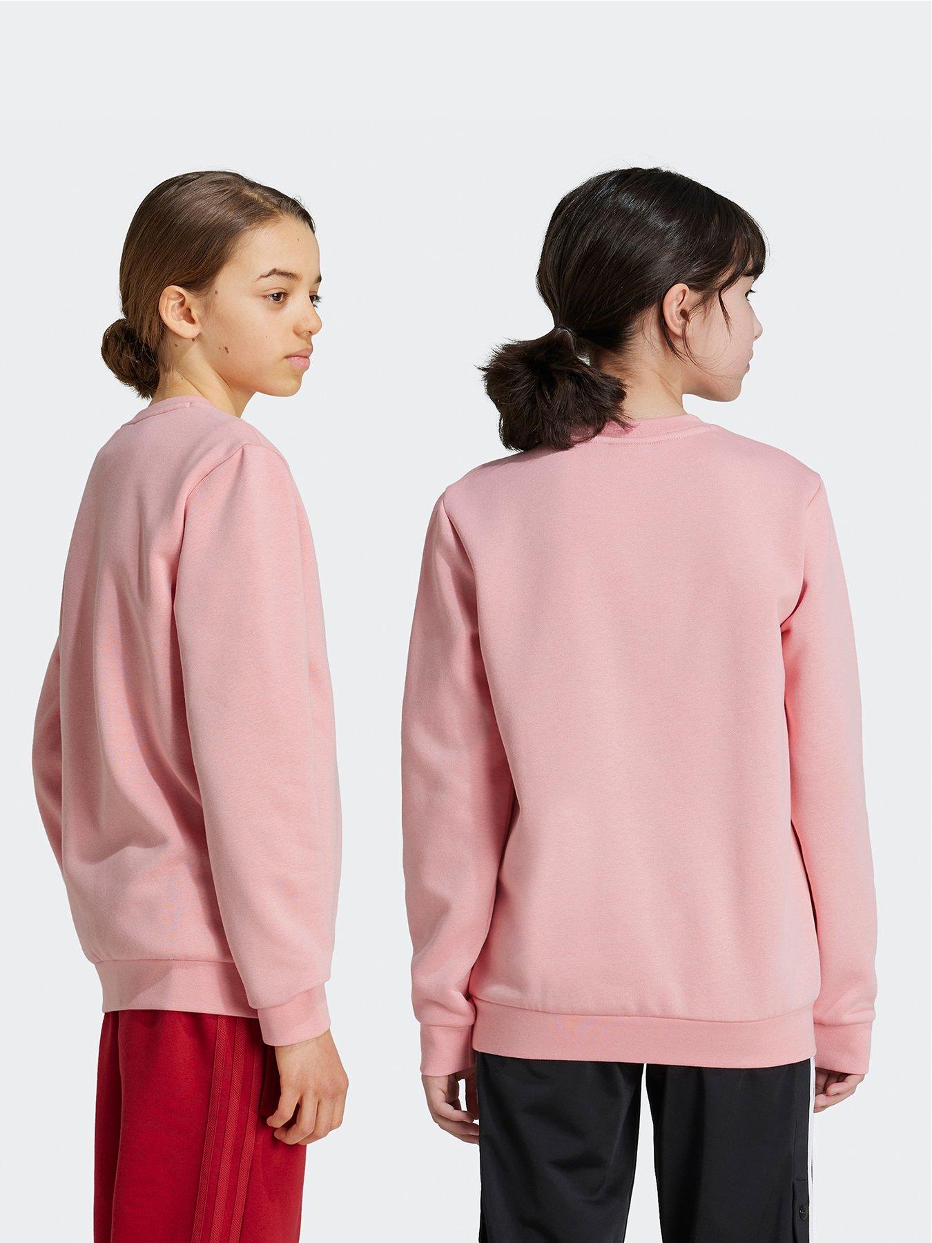 Image 2 of 5 of adidas Originals Older Unisex Crew - Pink