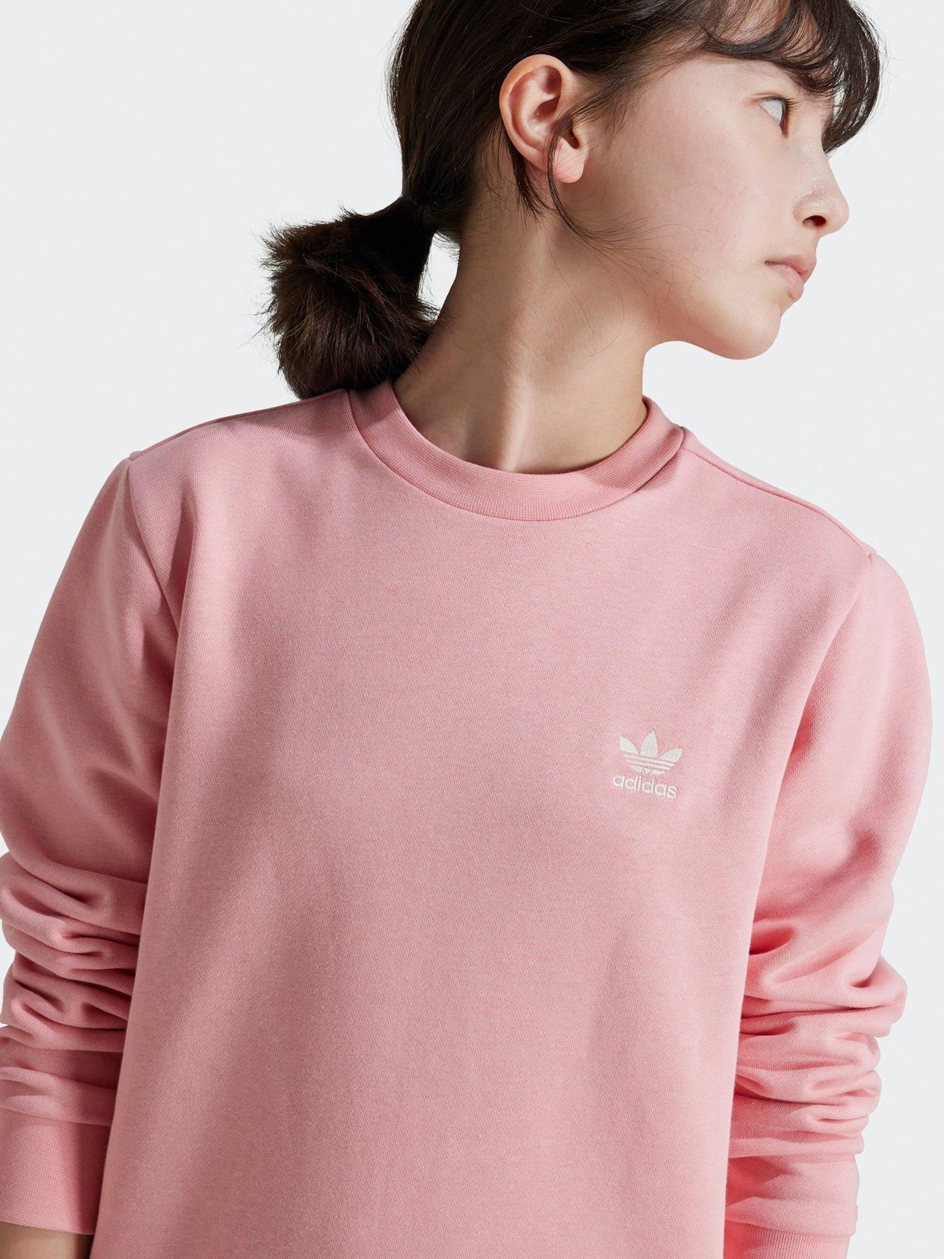 Image 5 of 5 of adidas Originals Older Unisex Crew - Pink