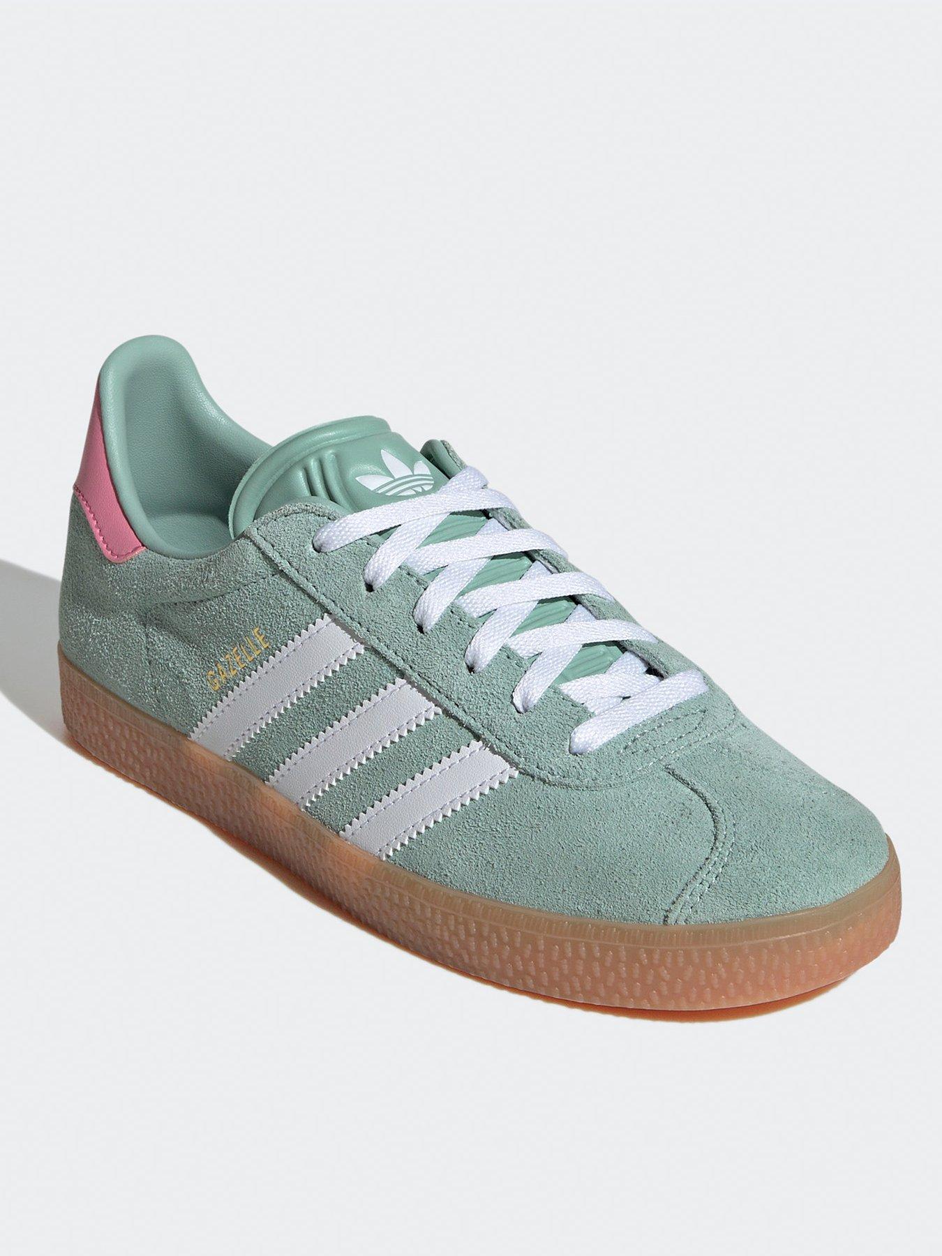 Adidas green gazelle trainers best sale