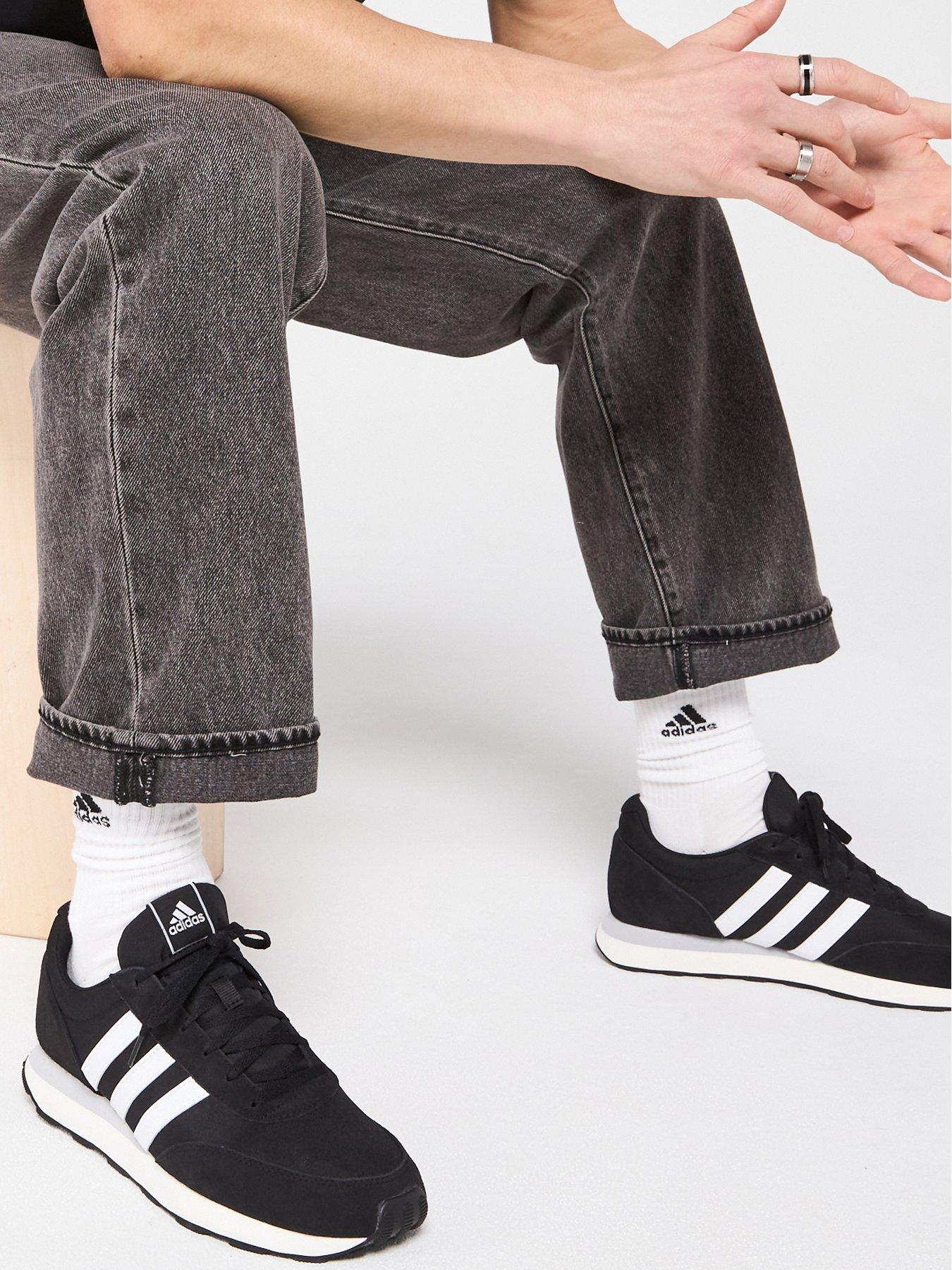 adidas Sportswear Men's Run 60s Trainers Black/White Very