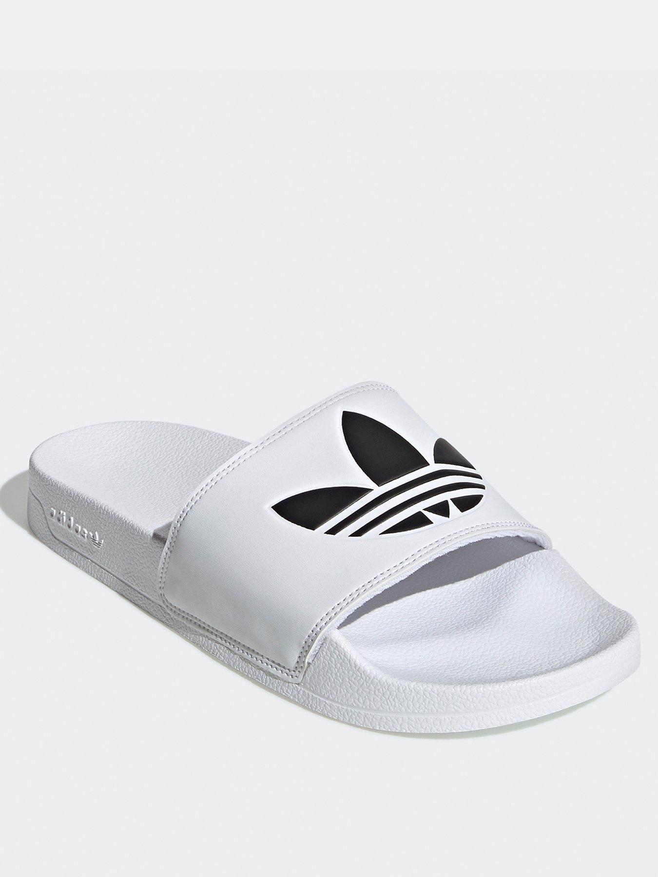 Image 2 of 6 of adidas Originals Unisex Adilette Lite Slider - White/Black