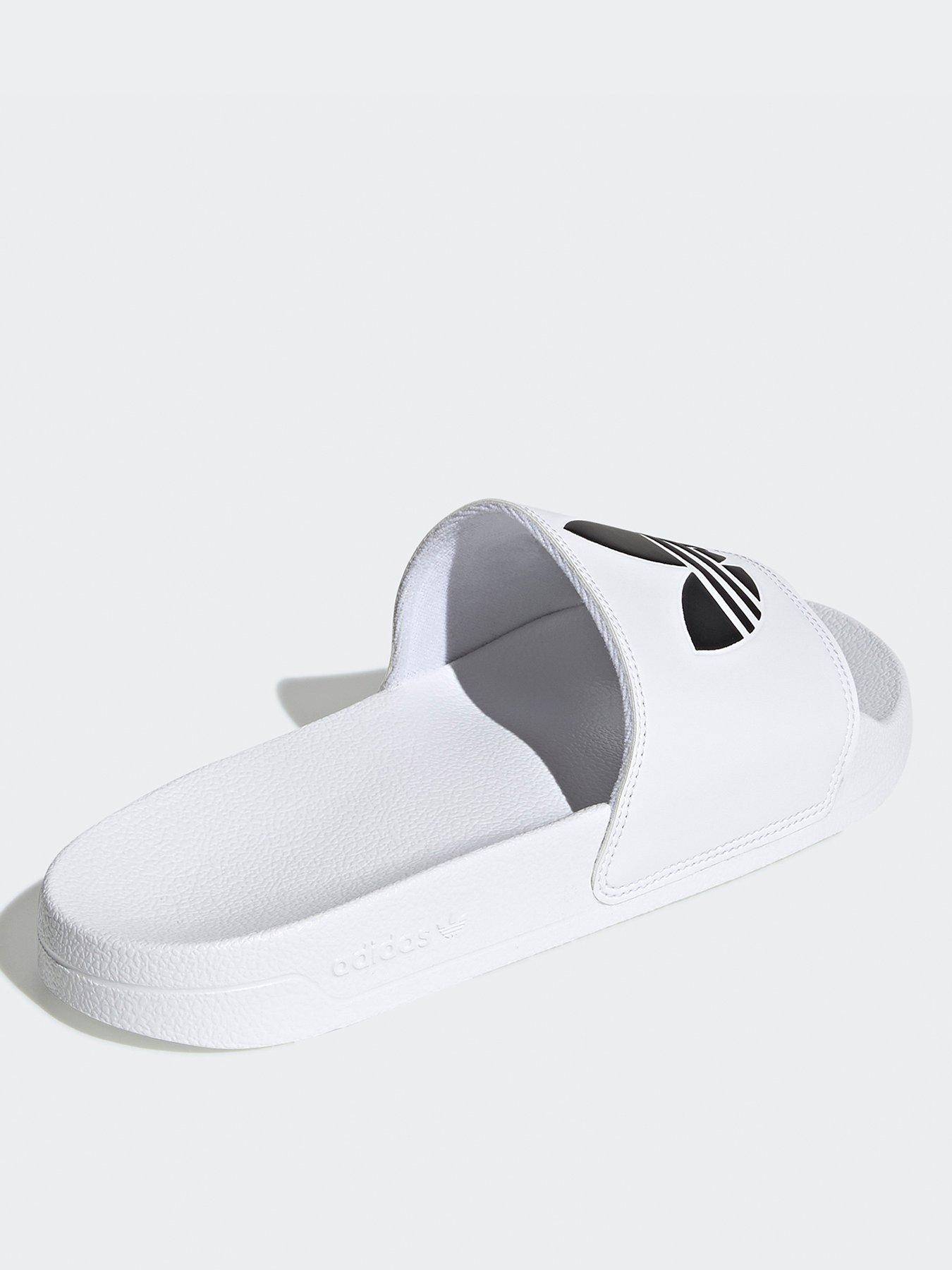 Image 3 of 6 of adidas Originals Unisex Adilette Lite Slider - White/Black