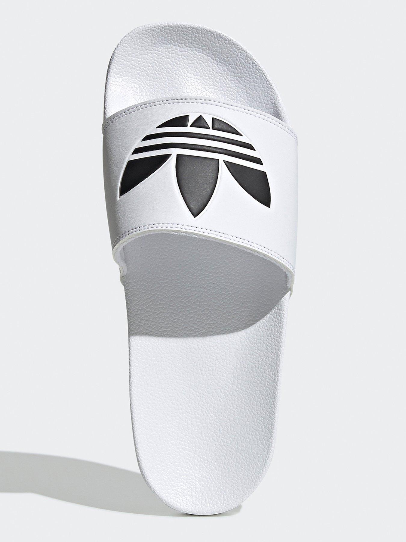Image 4 of 6 of adidas Originals Unisex Adilette Lite Slider - White/Black
