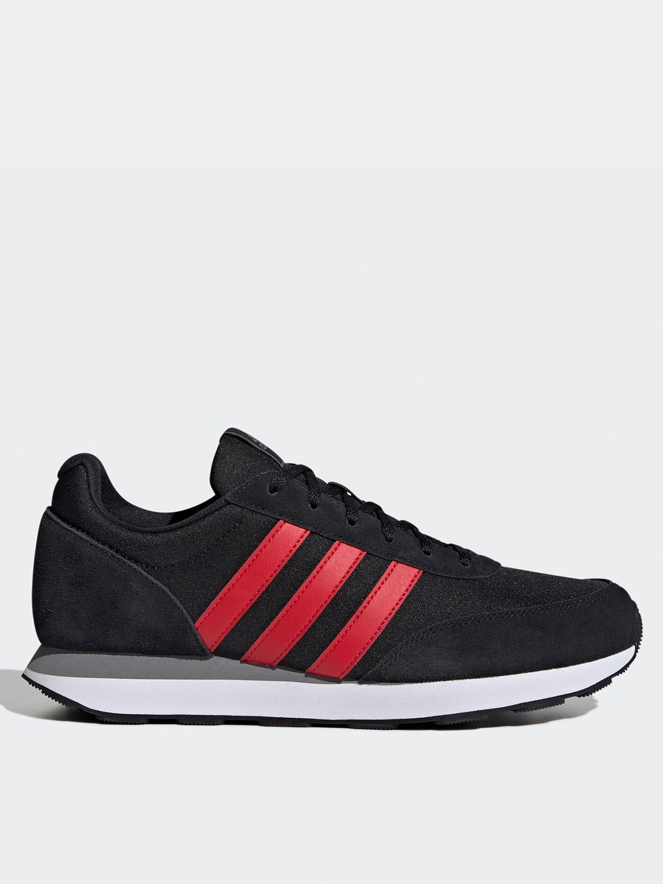 Red and black adidas trainers store