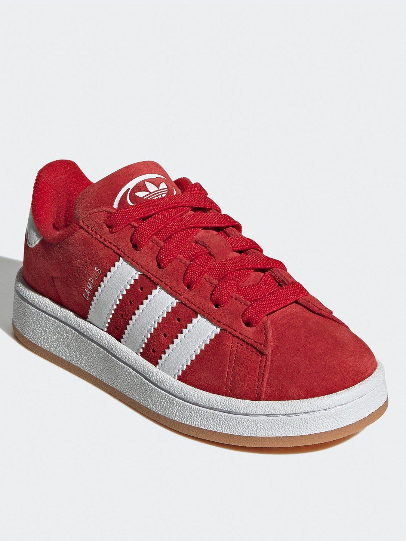 adidas Originals Kids Unisex Campus 00s Elastic Trainers Red Very