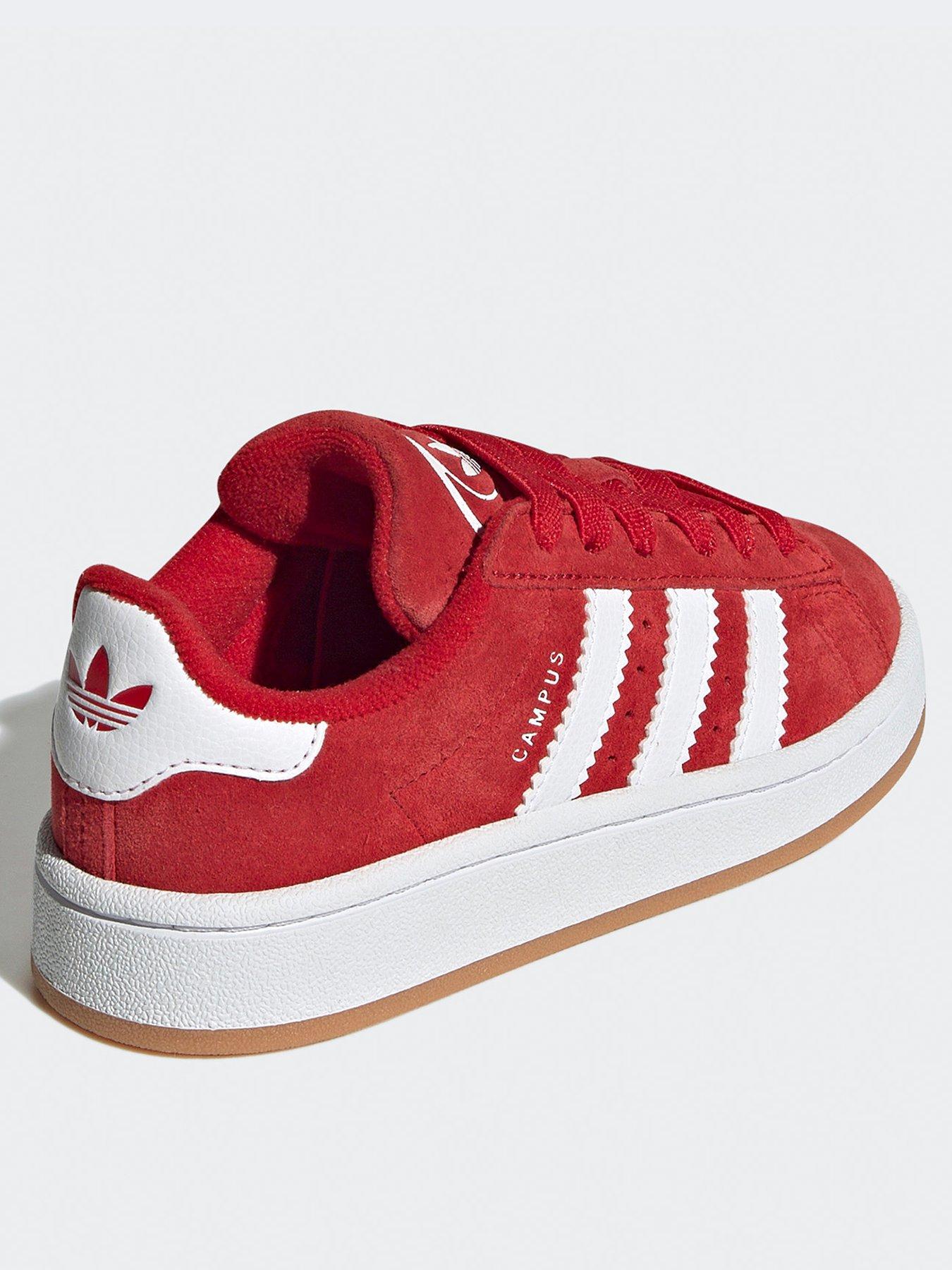 adidas gazelle silver green womens Campus 00S Sneakers in red suede – Deliberti main image 0