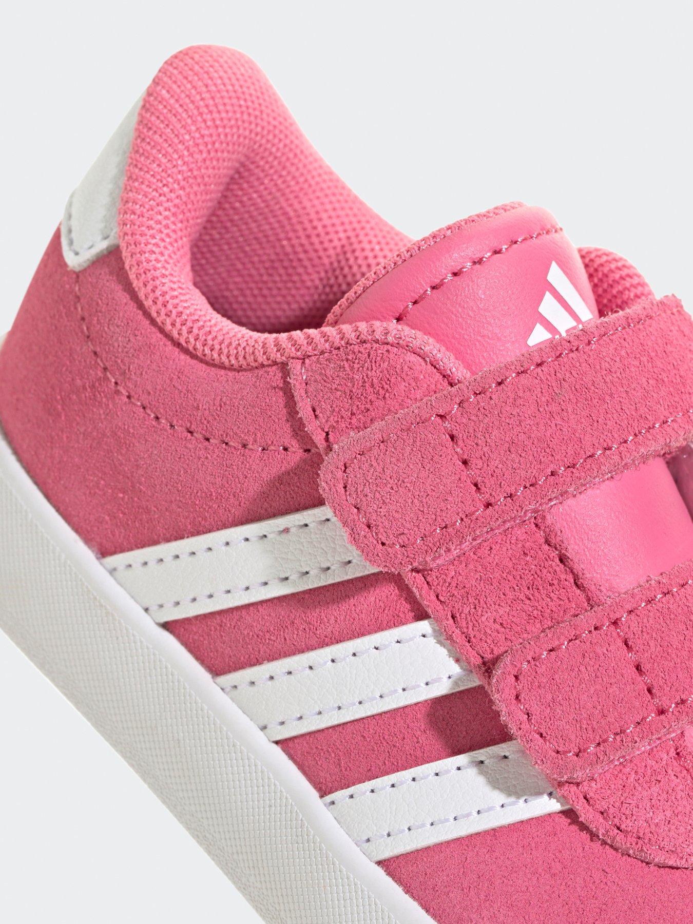 Pink toddler adidas shoes hotsell