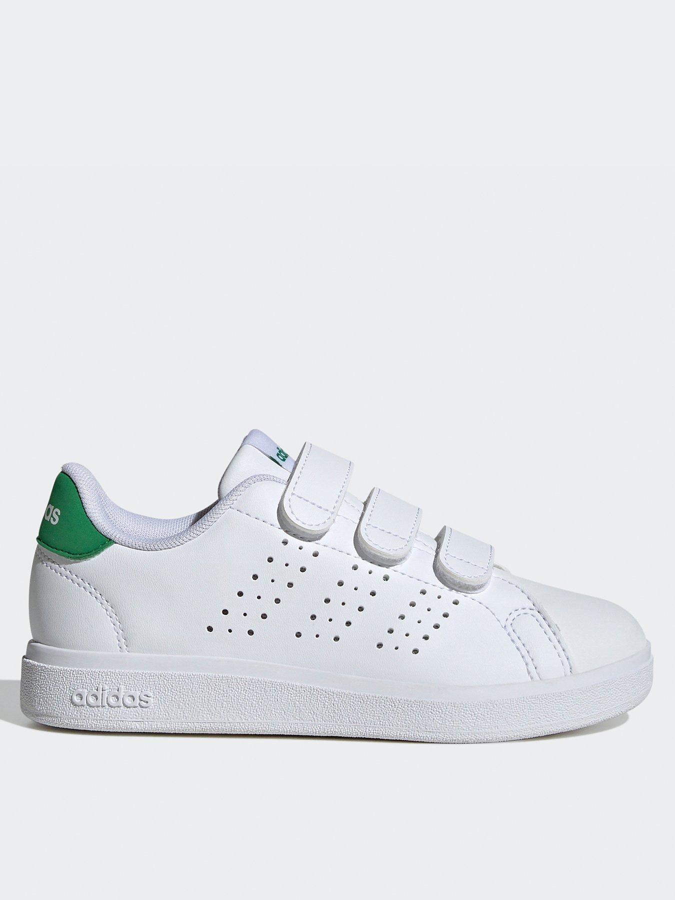undefined Kid's Advantage Base 2.0 Velcro Trainers - White