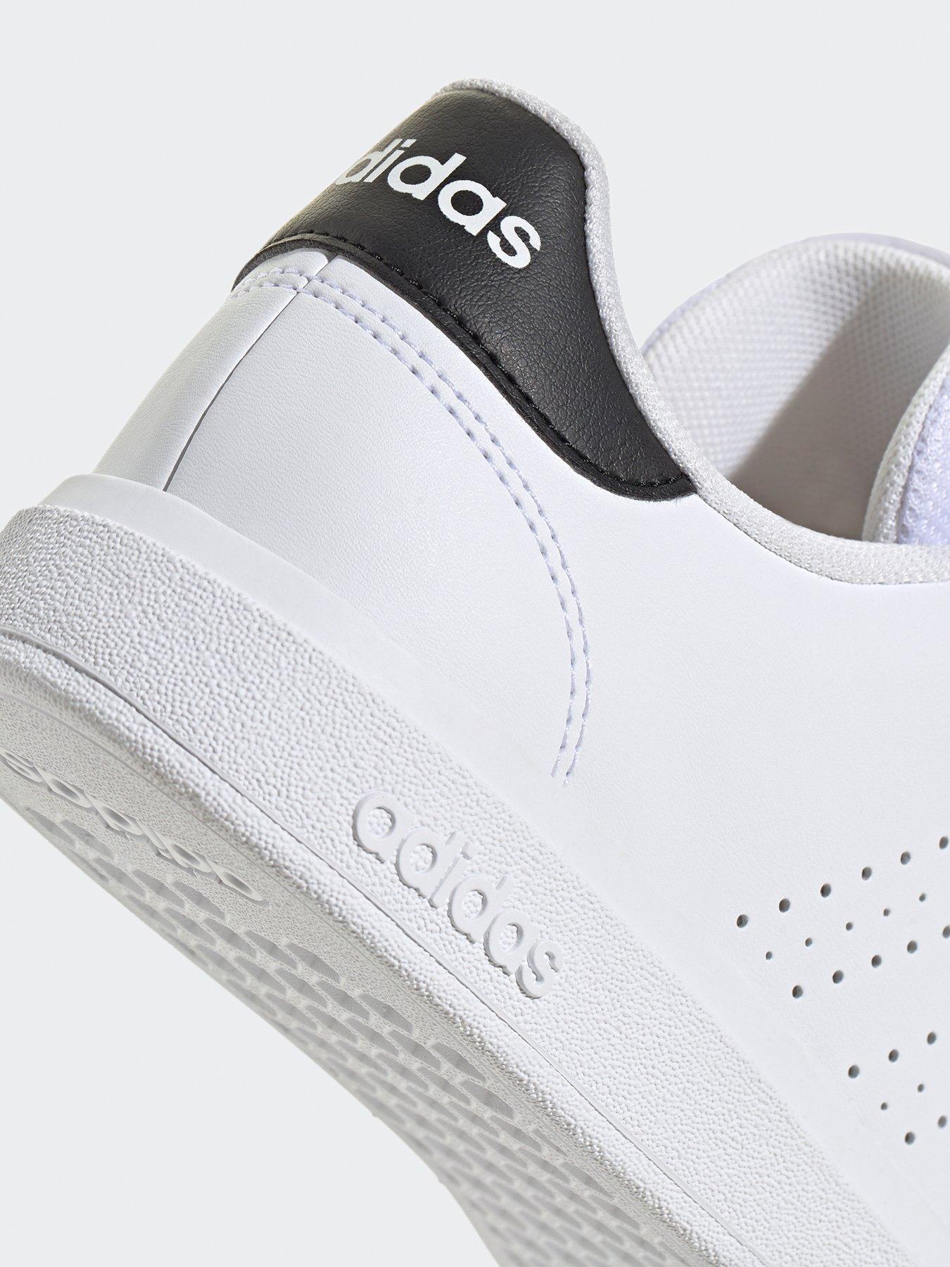 Adidas advantage base white clearance