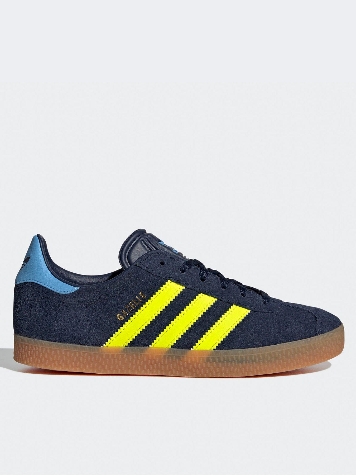 undefined Older Unisex Gazelle Trainers - Navy