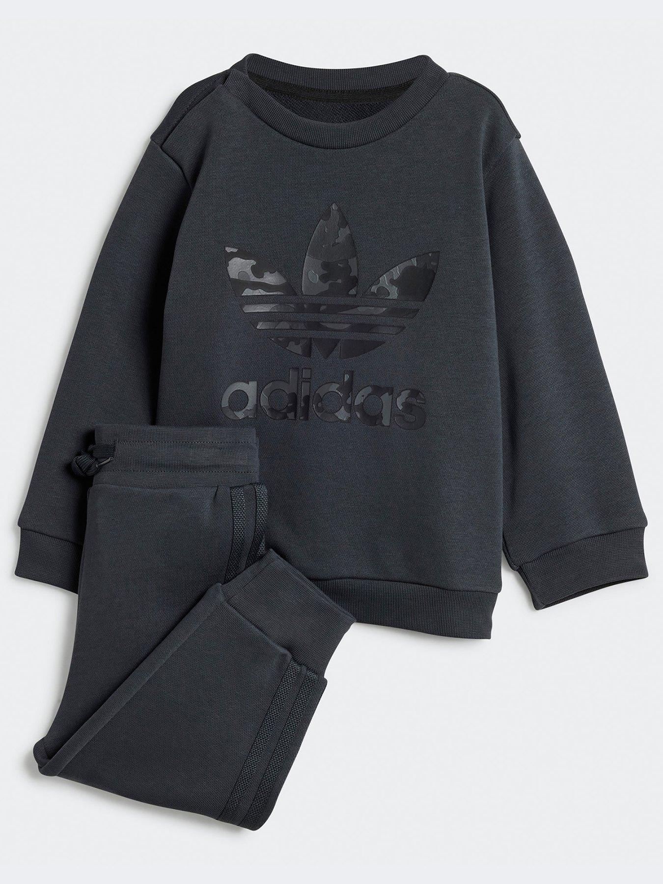 undefined Infant Unisex Crew Tracksuit - Dark Grey
