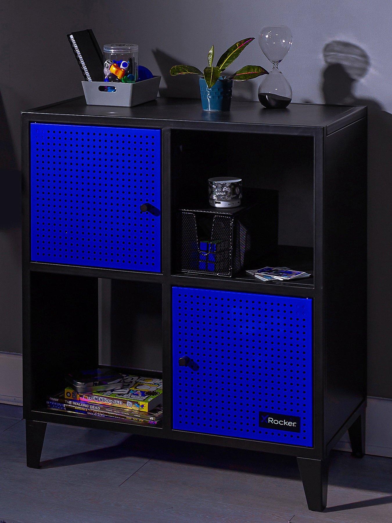 X Rocker Mesh-Tek 4 Cube Storage And Display Unit