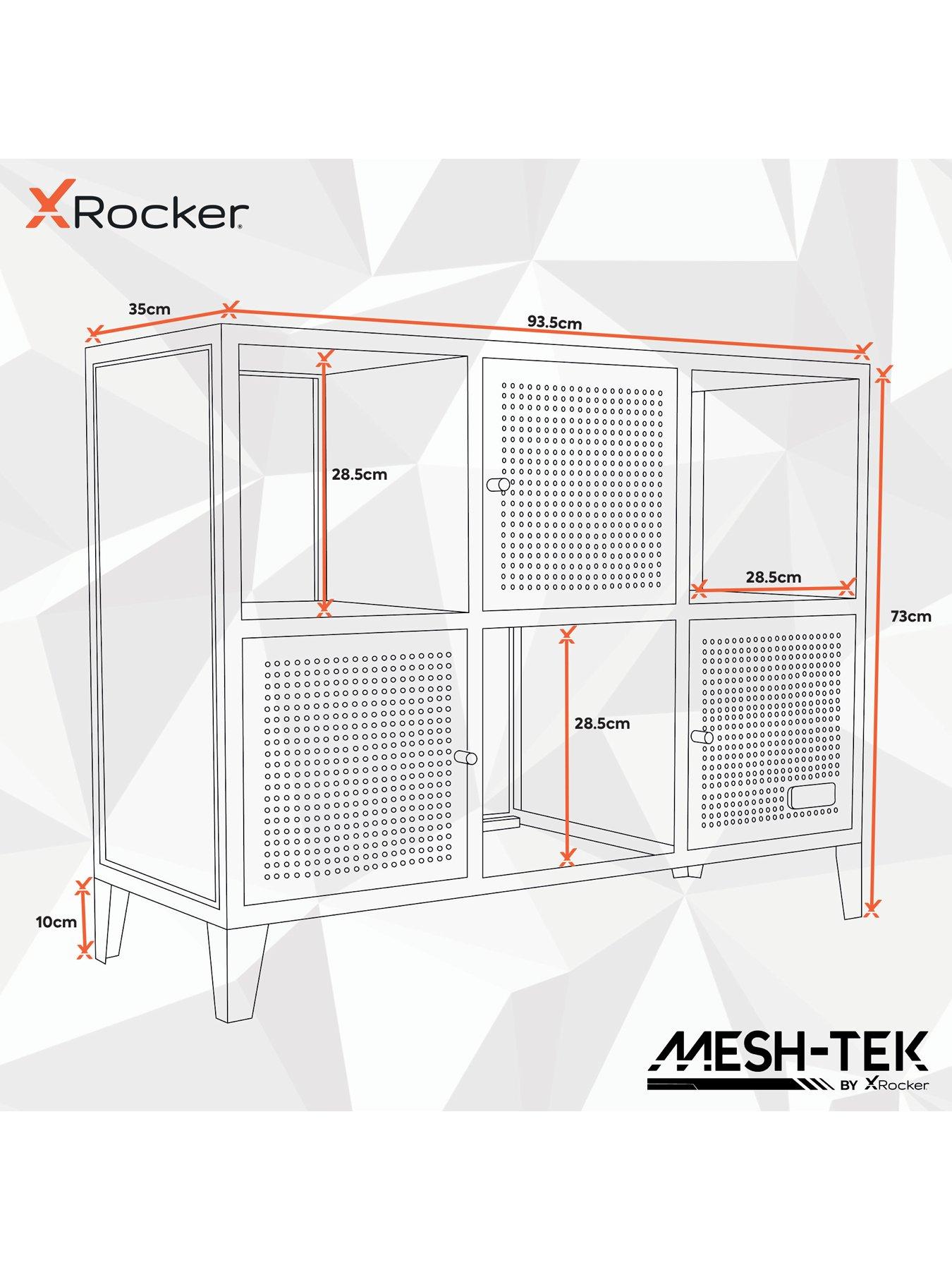 Image 7 of 7 of X Rocker Mesh-tek Wide 6 Cube Storage and Display&nbsp;Unit