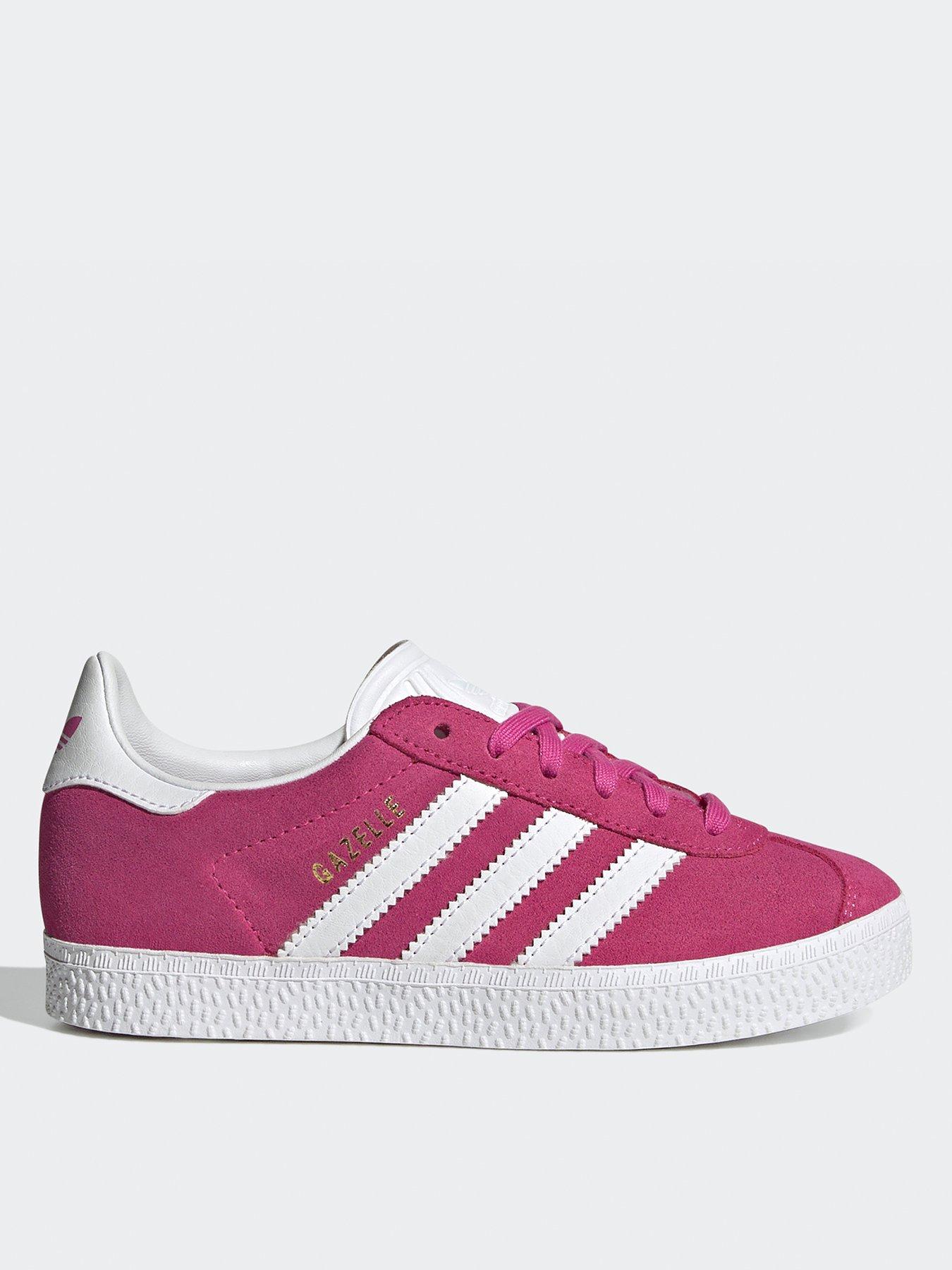 adidas Originals Kids Unisex Gazelle Trainers Red Very