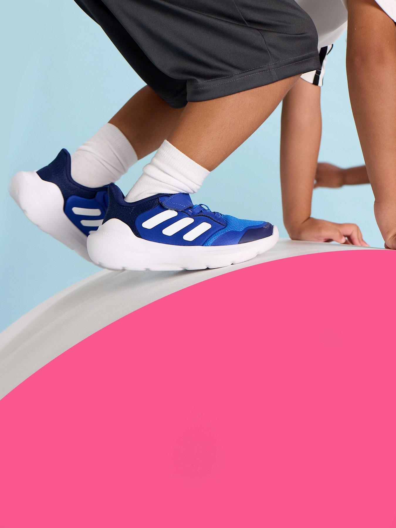 undefined Kid's Tensaur Run 30 Elasticated Trainers - Blue
