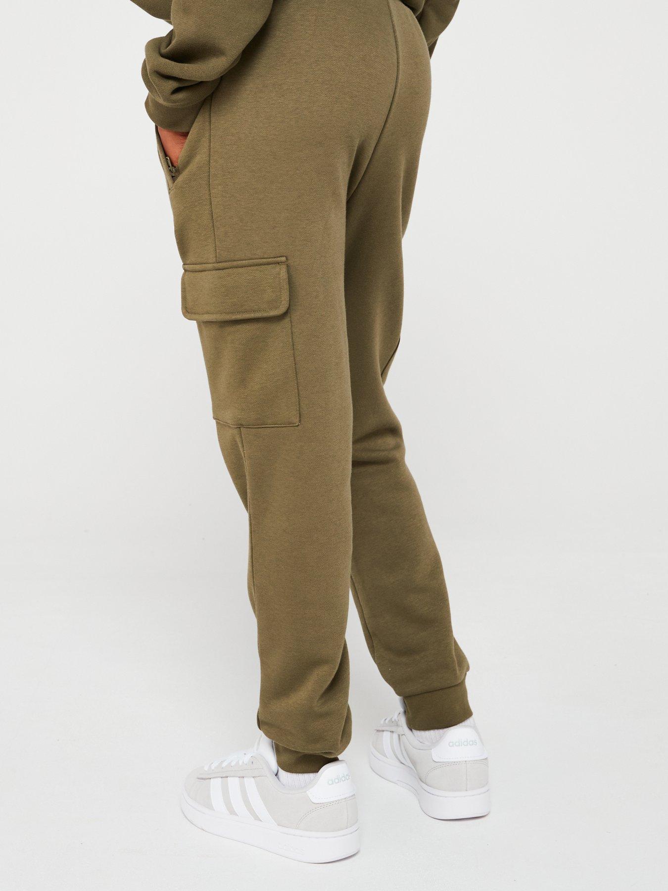 Boys fleece cargo pants clearance