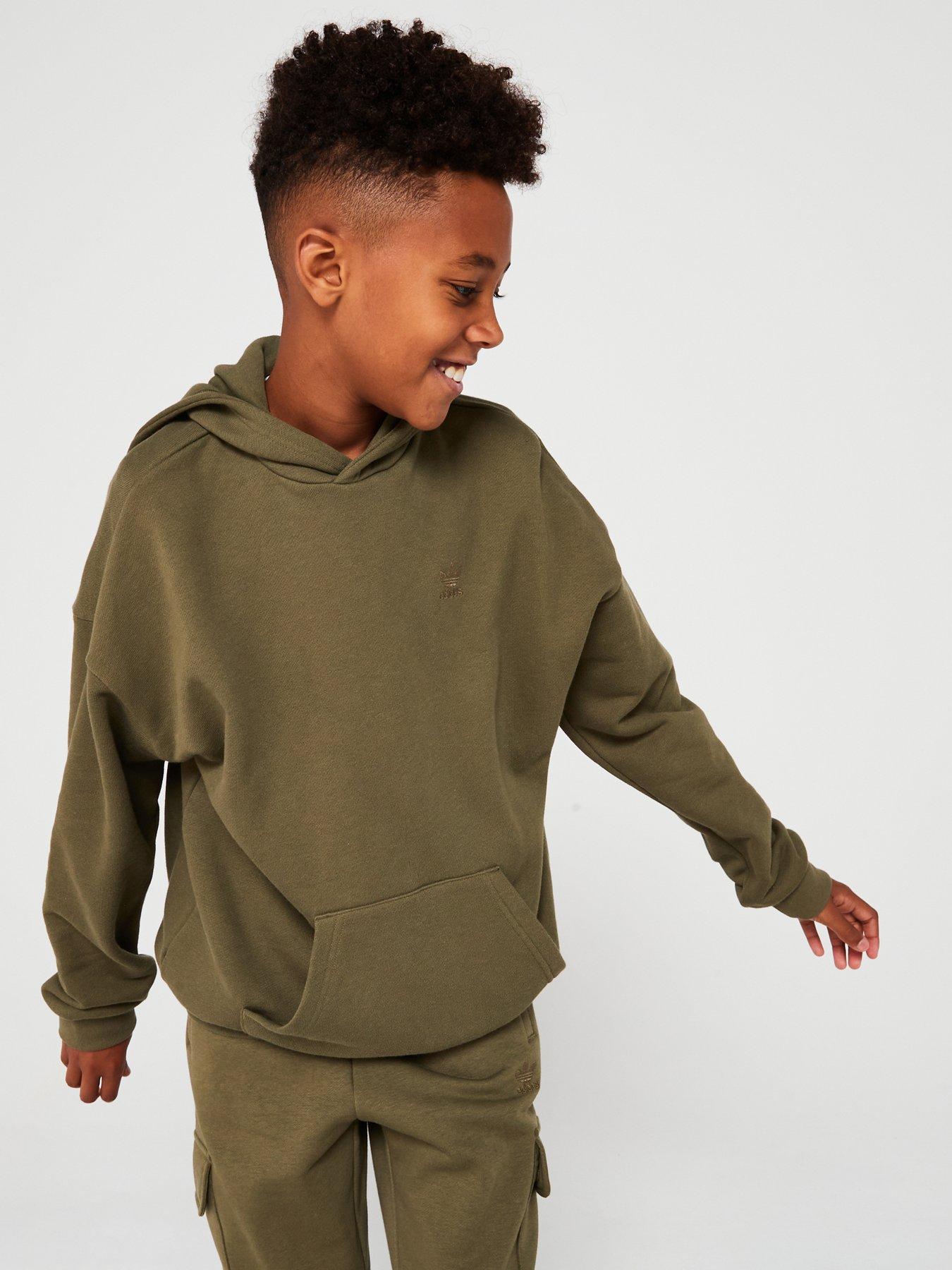 Adidas originals khaki hoodie sale