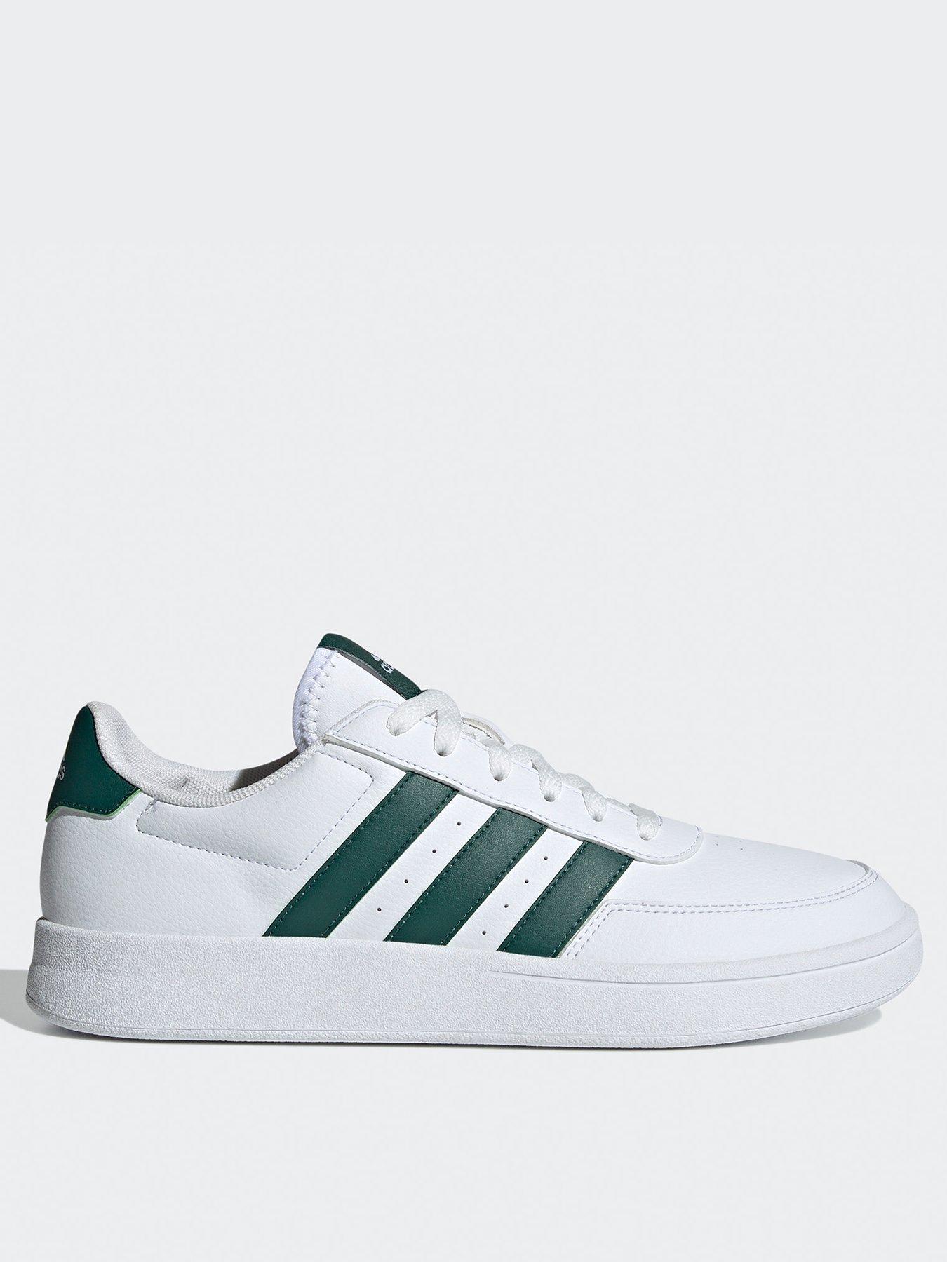 Addidas white green online