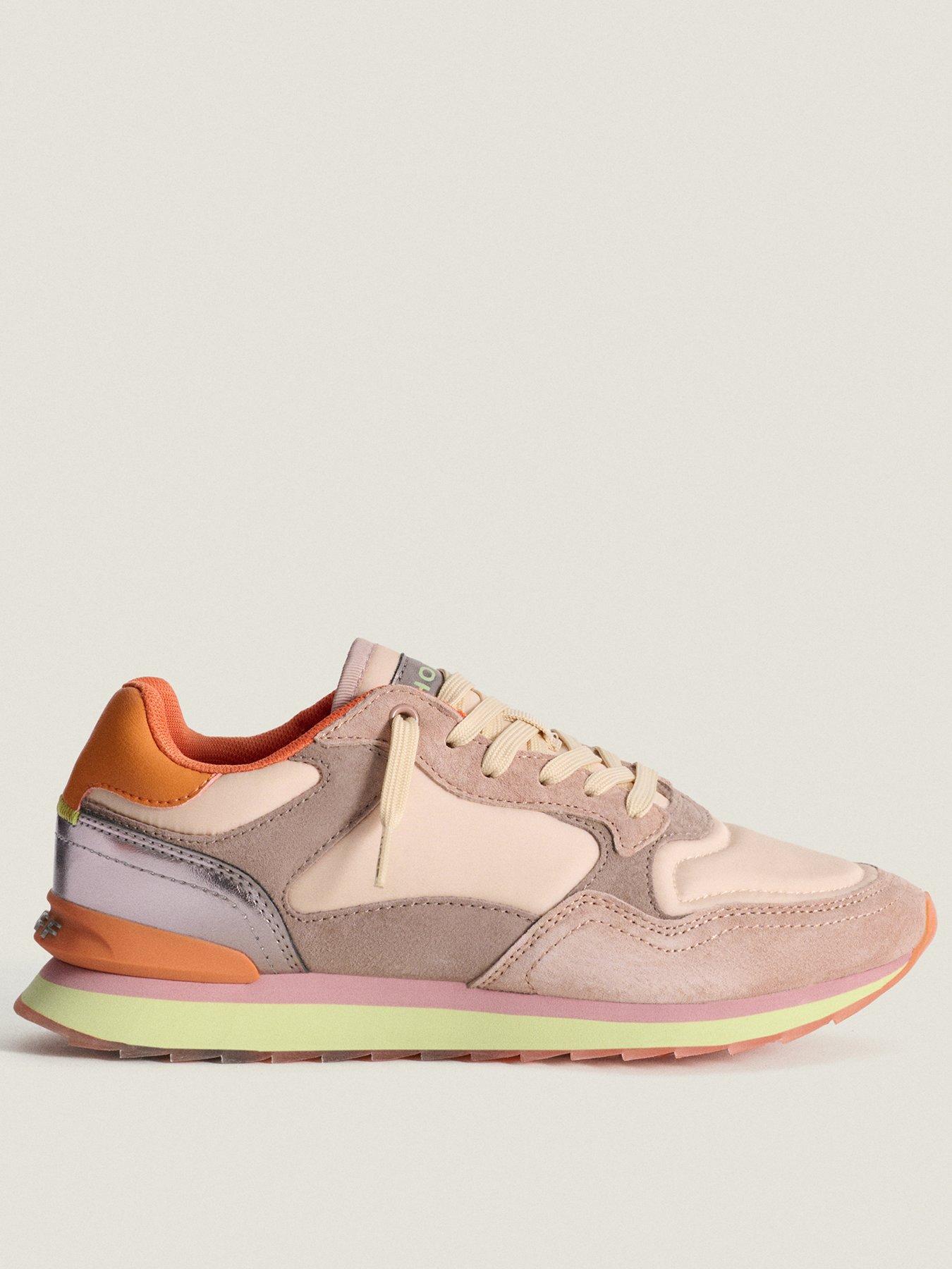 undefined Womens City Cagliari Trainers - Beige/orange