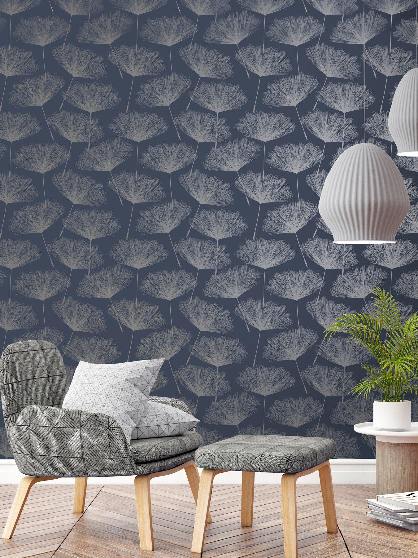 Product photograph of Holden Decor Glistening Fleur Wallpaper from very.co.uk