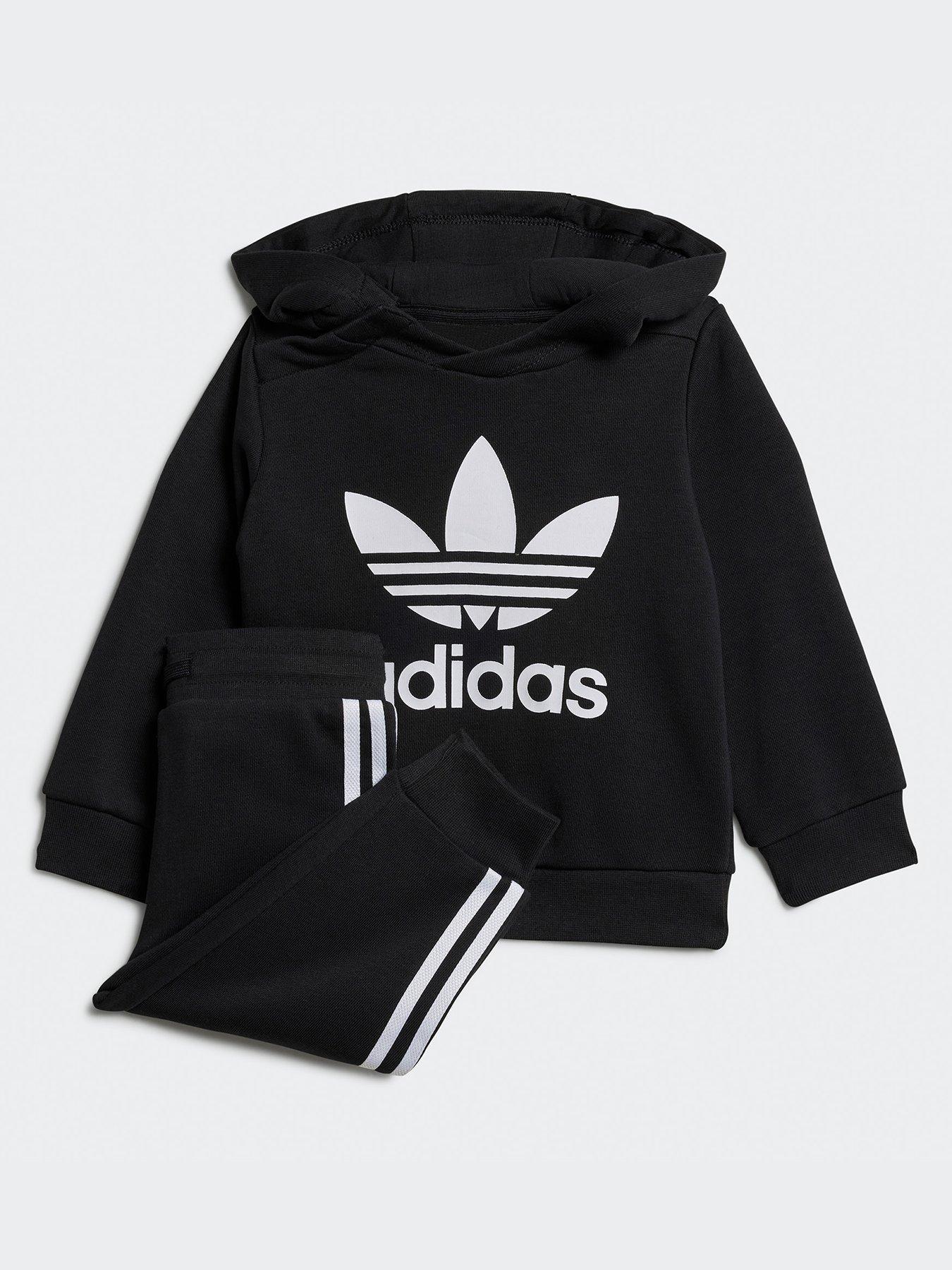 undefined Infant Unisex Hoodie Tracksuit - Black