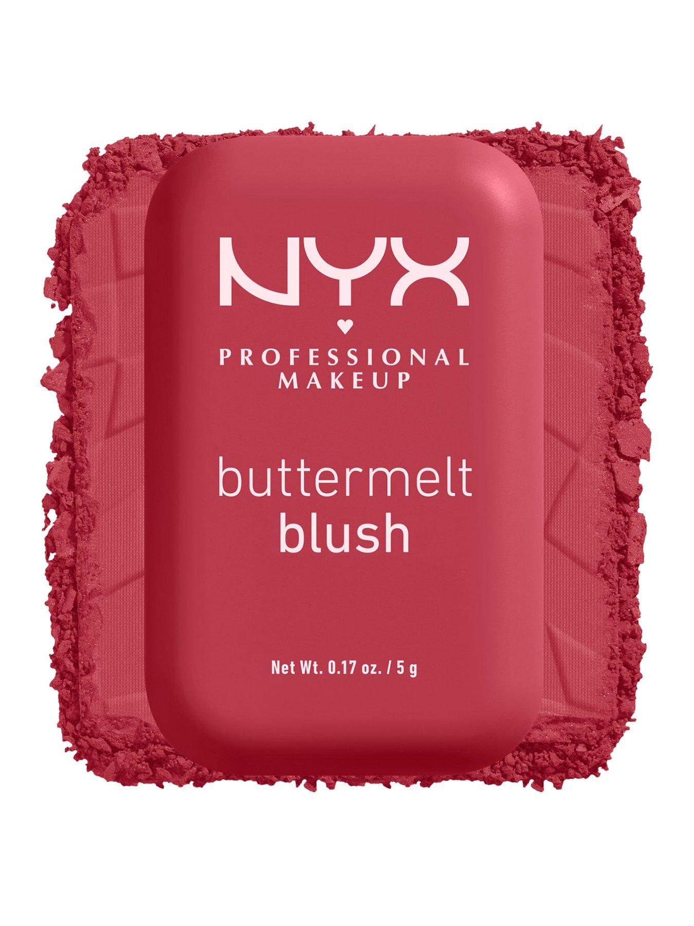 NYX PROFESSIONAL MAKEUP Buttermelt Blush, Powder Blush 12H Wear