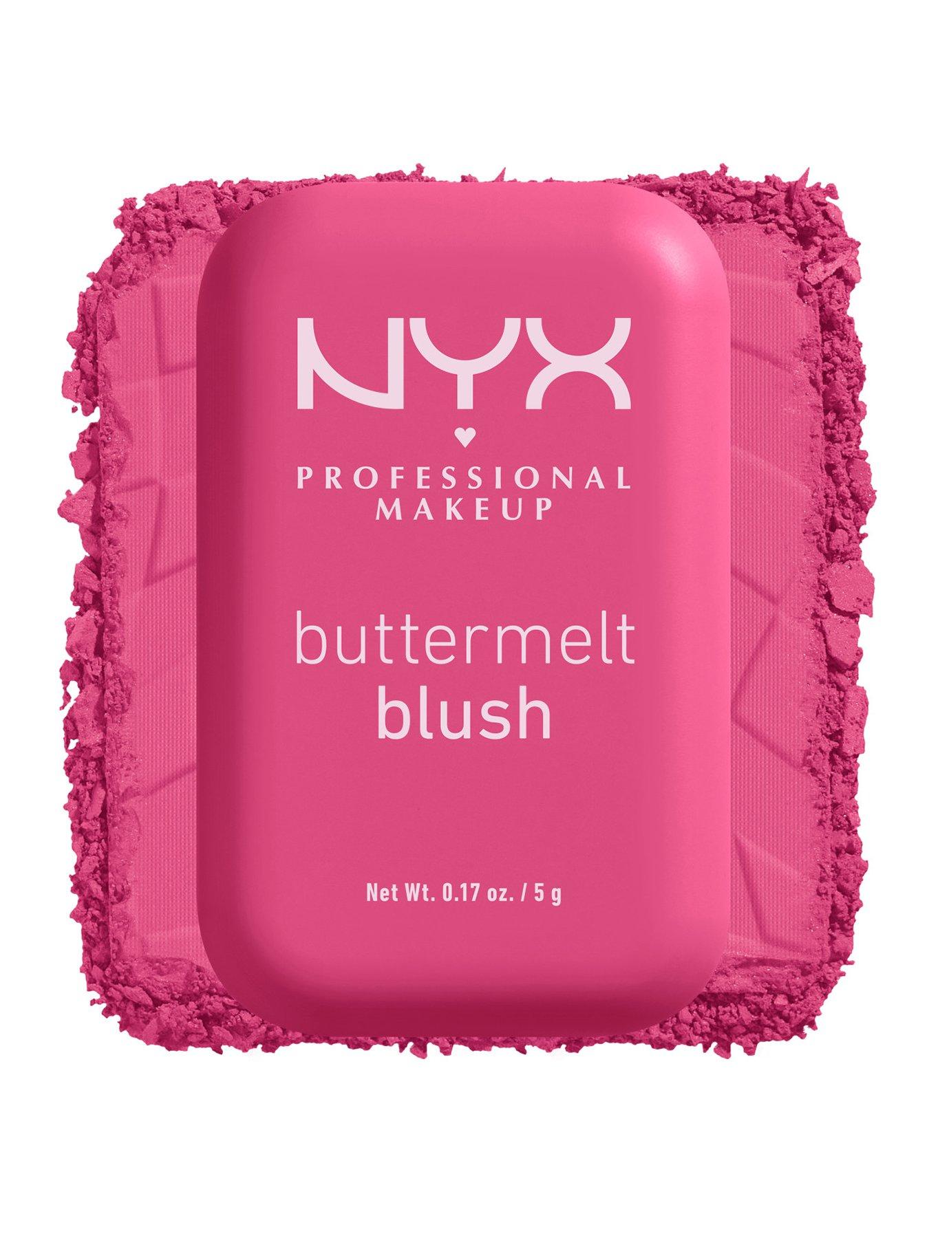 NYX PROFESSIONAL MAKEUP Buttermelt Blush, Powder Blush 12H Wear