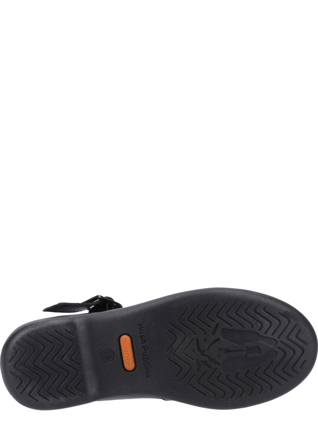 Image 4 of 4 of Hush Puppies Britney Patent Snr School Shoe - Black