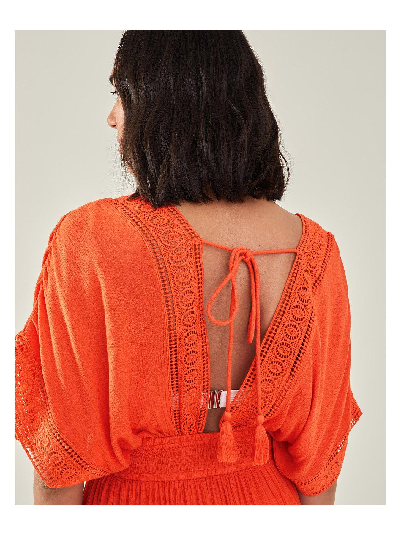 ORANGE PEEL BEIGE KAFTAN