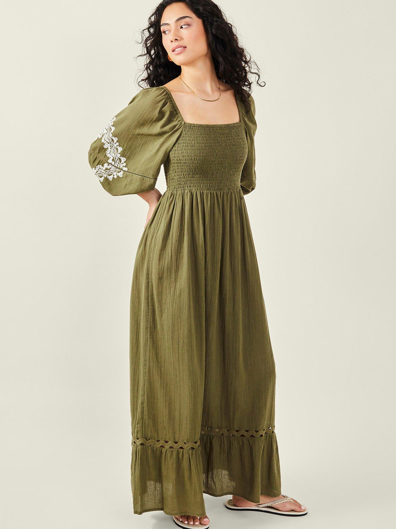 Ivy Pocket Dress - Khaki