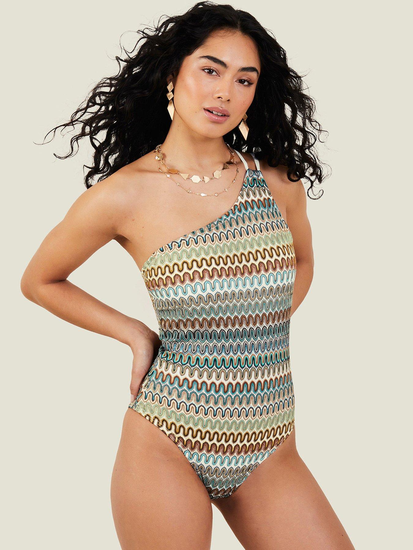 One shoulder swimsuit uk clearance