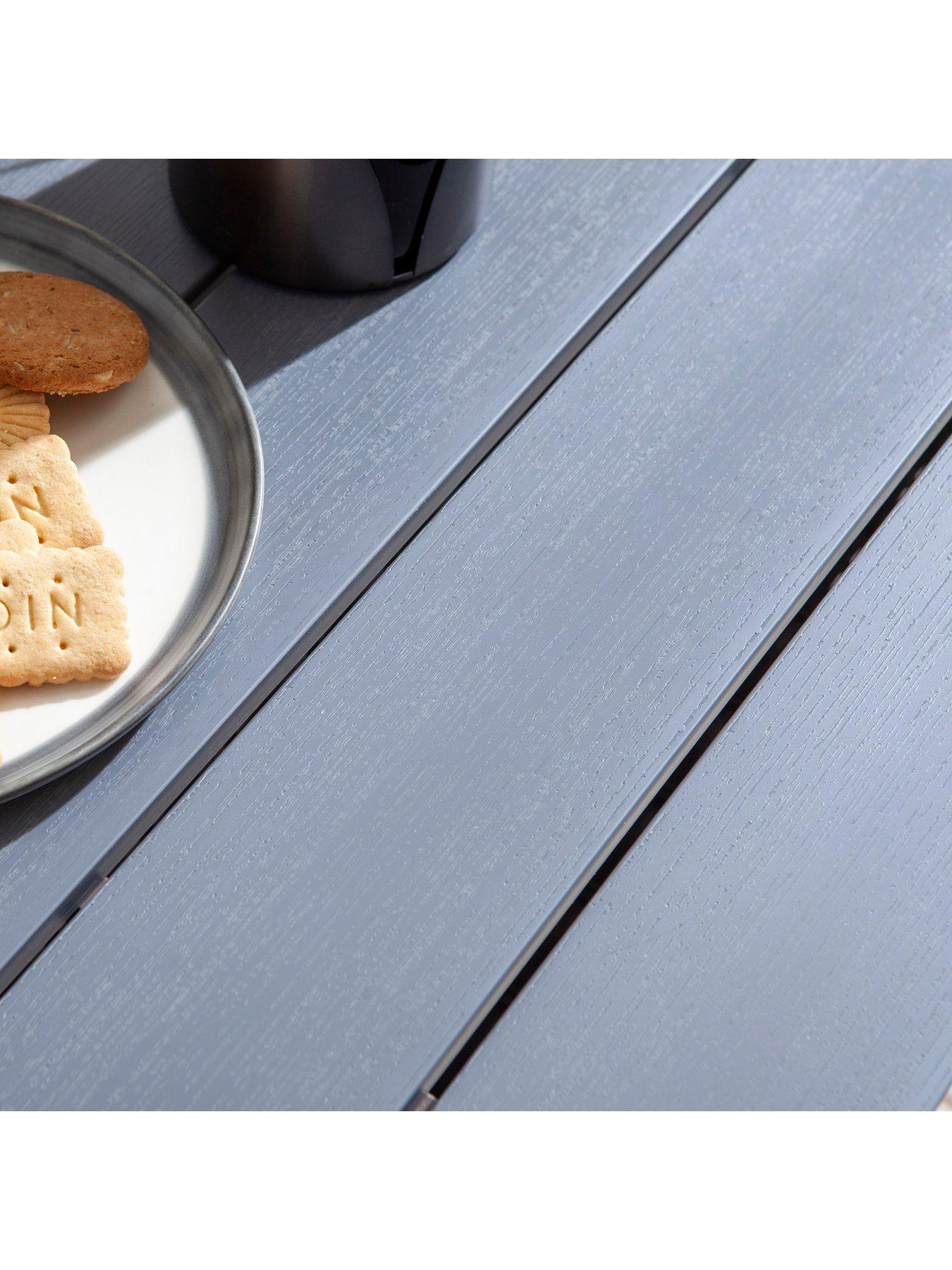 Image 6 of 7 of Rowlinson Devesa Corner Dining Set - Grey