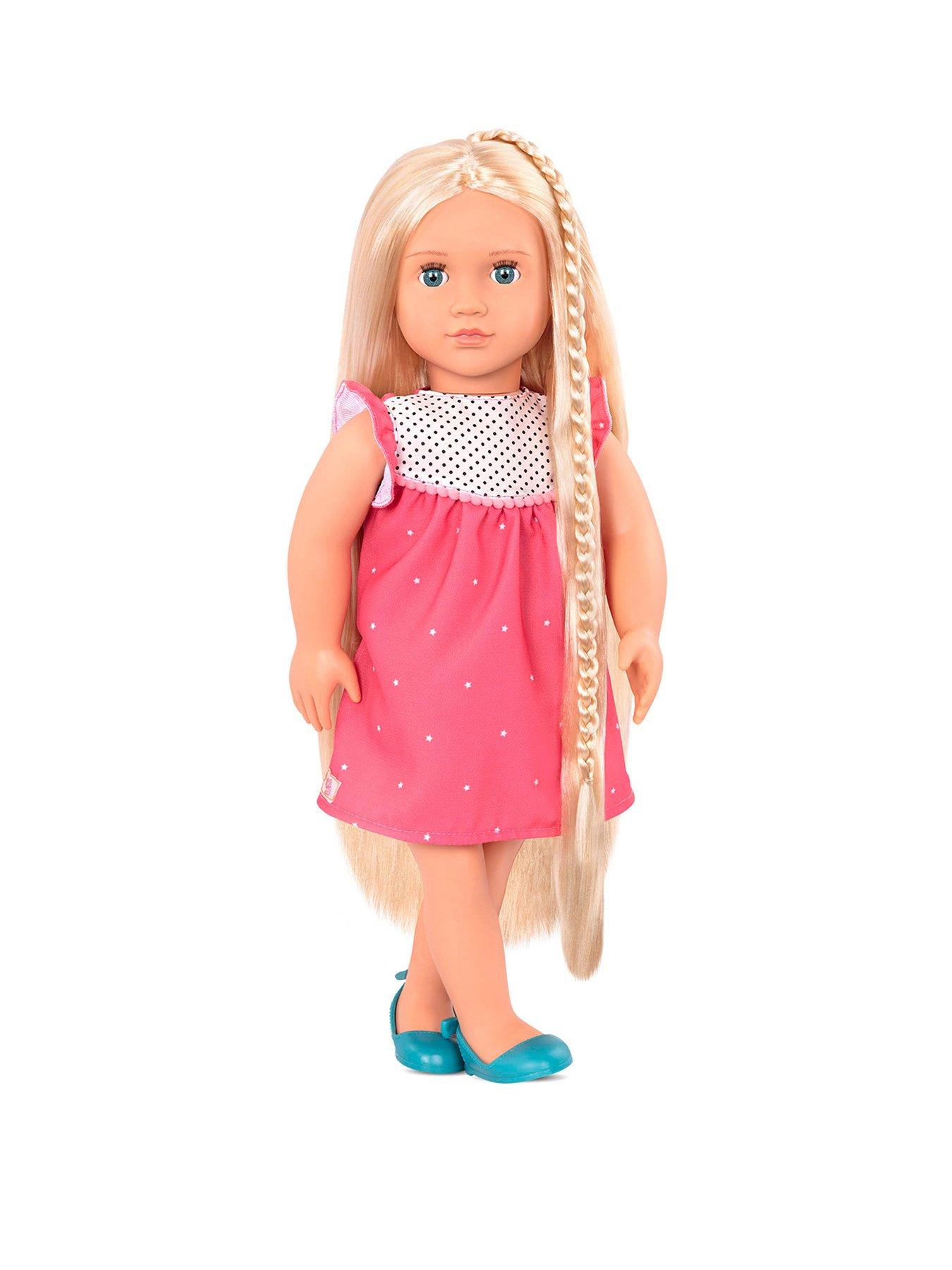 Our generation long hair doll online