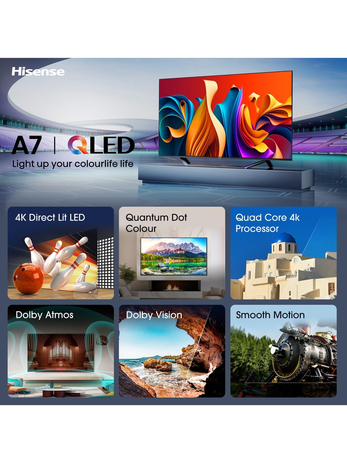 Image 4 of 8 of Hisense 65A7NQTUK, 65-inch, Mid QLED, 4K HDR,&nbsp;Smart TV