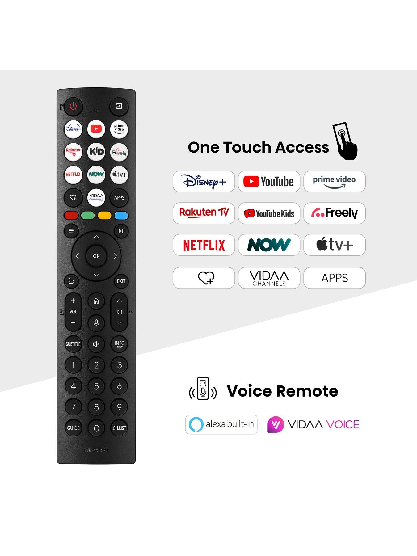Image 5 of 8 of Hisense 50A6NTUK, 50-inch,&nbsp;4K HDR, Smart TV