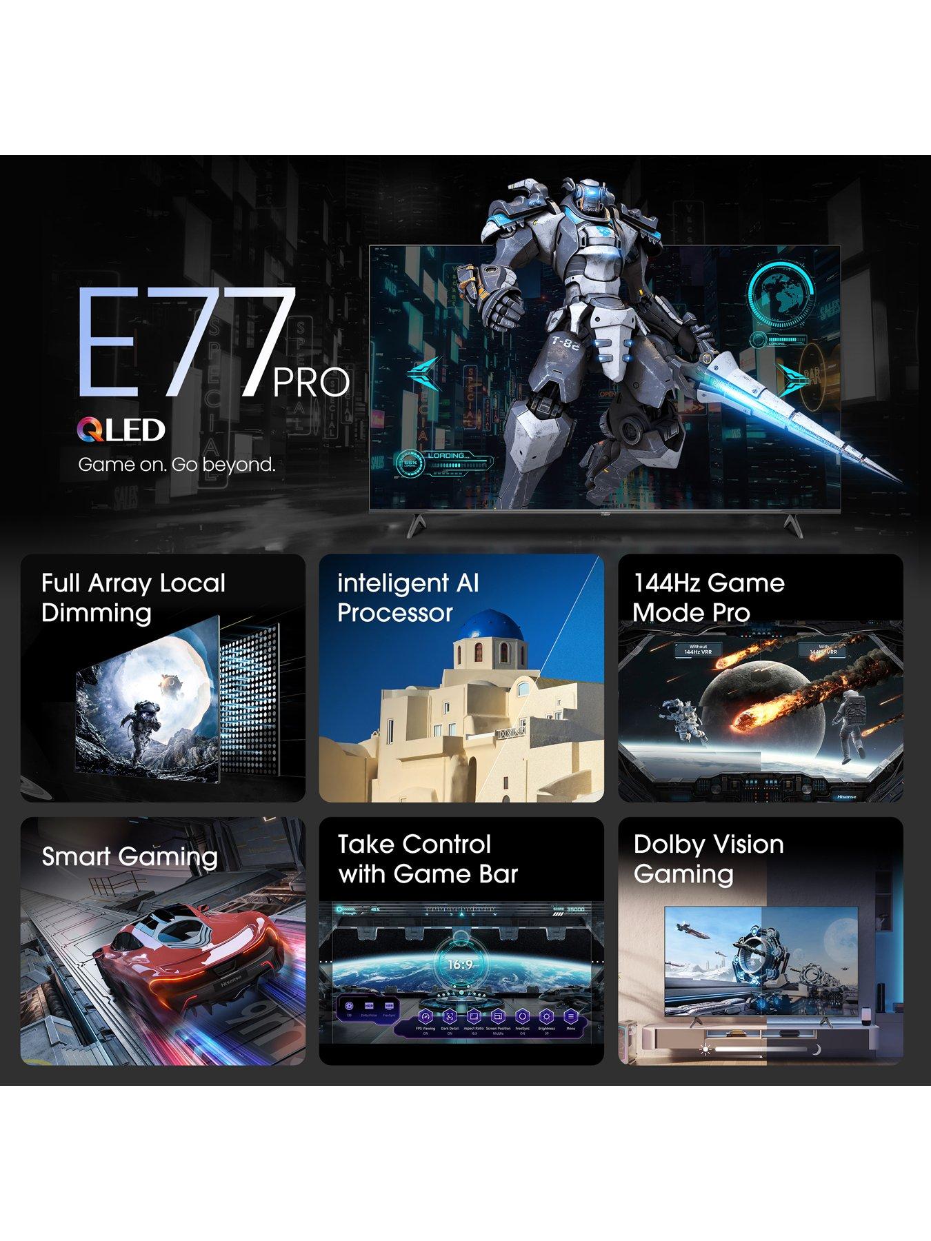 Image 4 of 8 of Hisense 85E77NQTUK PRO, 85-inch, QLED, 4K HDR,&nbsp;Smart TV