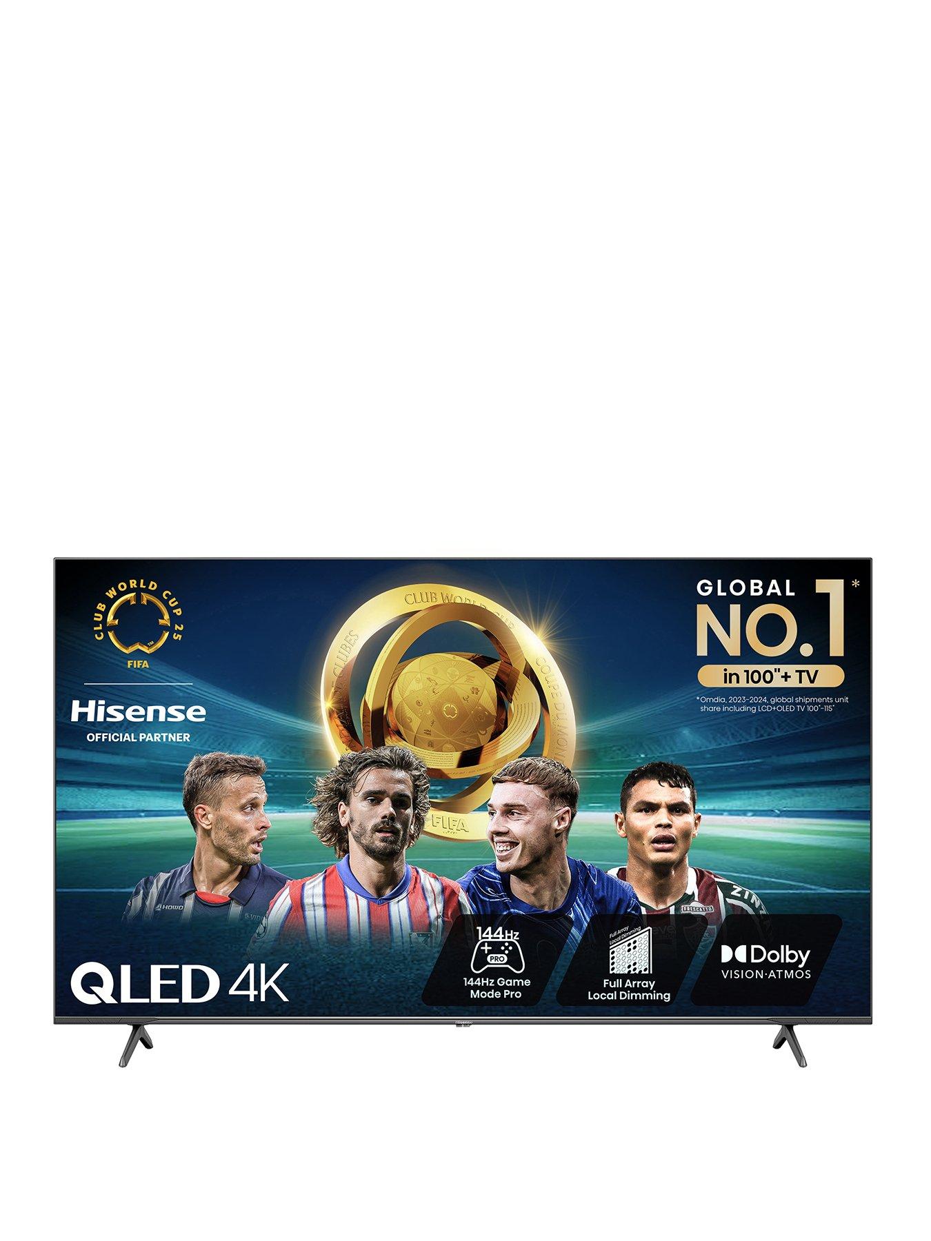 Image 1 of 8 of Hisense 65E77NQTUK PRO, 65-inch, QLED, 4K HDR,&nbsp;Smart TV