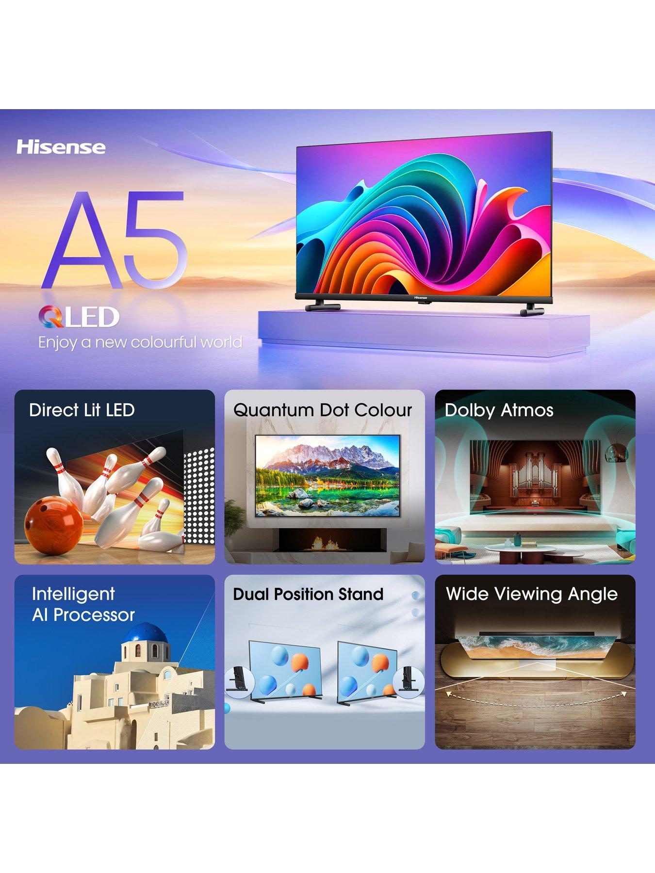 Image 4 of 8 of Hisense 32A5NQTUK, 32 inch, Non-4K, Smart TV