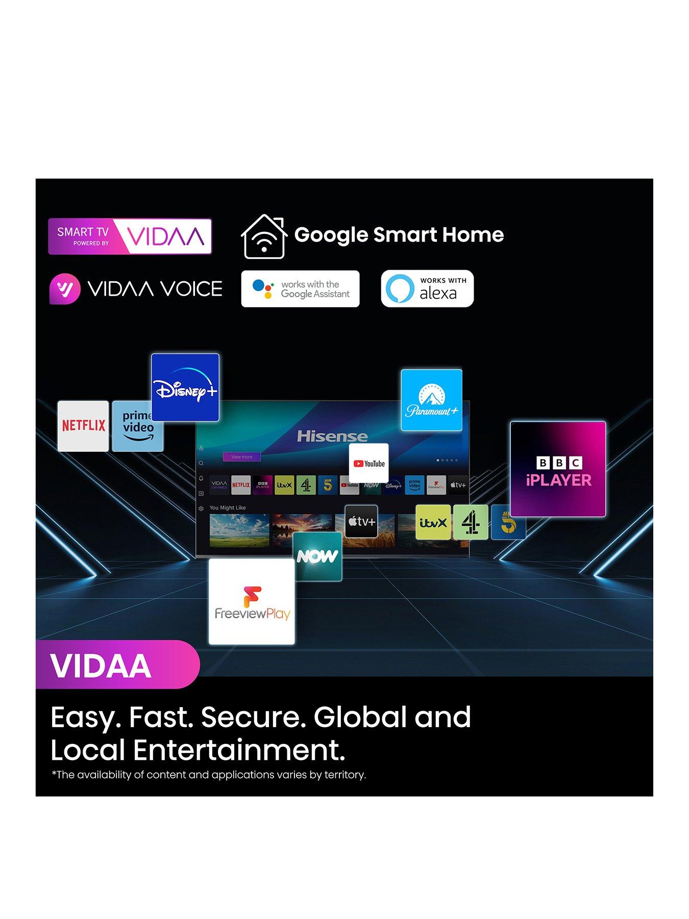 Image 3 of 7 of Hisense 32A4NTUK 32 inch, HD Ready Smart TV