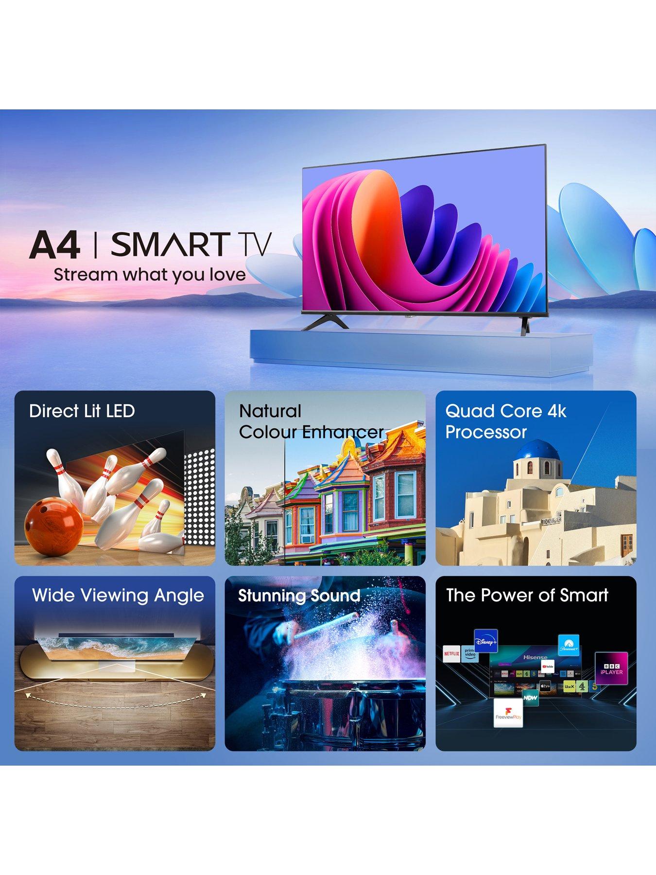 Image 4 of 7 of Hisense 32A4NTUK 32 inch, HD Ready Smart TV