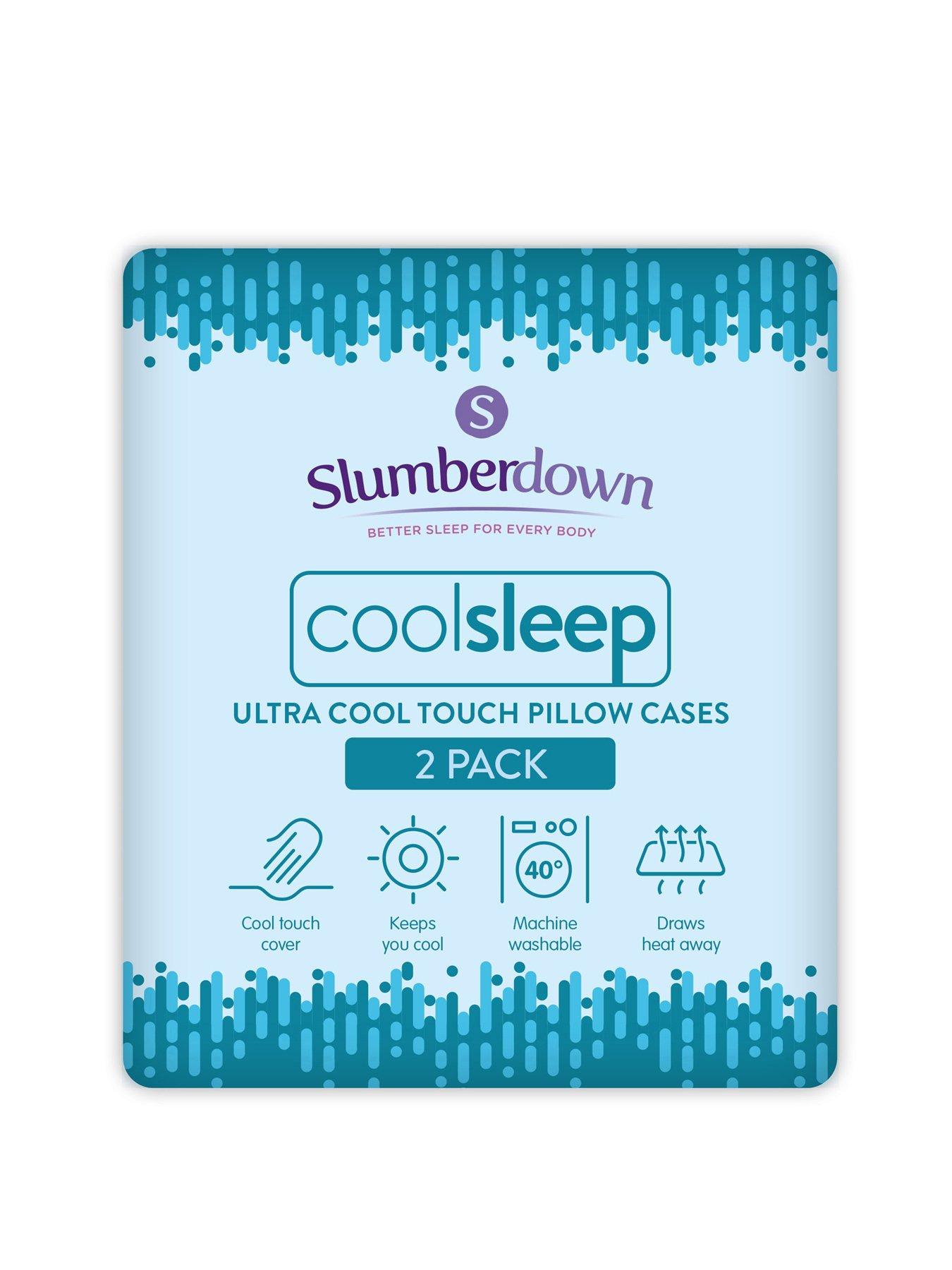 undefined CoolSleep Ultra Cool Touch Summer Pillowcases  Pack of 2 - Blue
