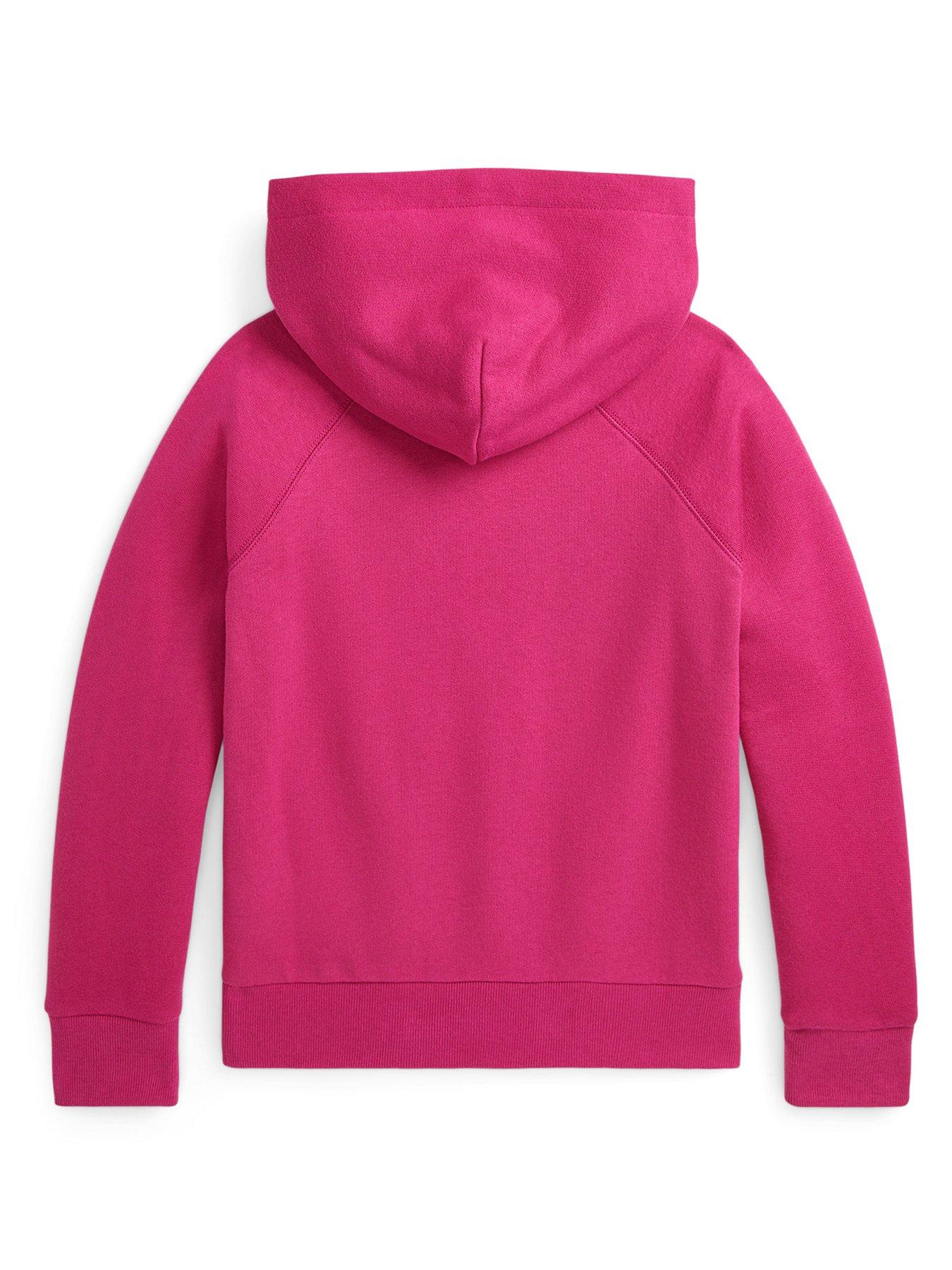 Polo pink pony hoodie best sale