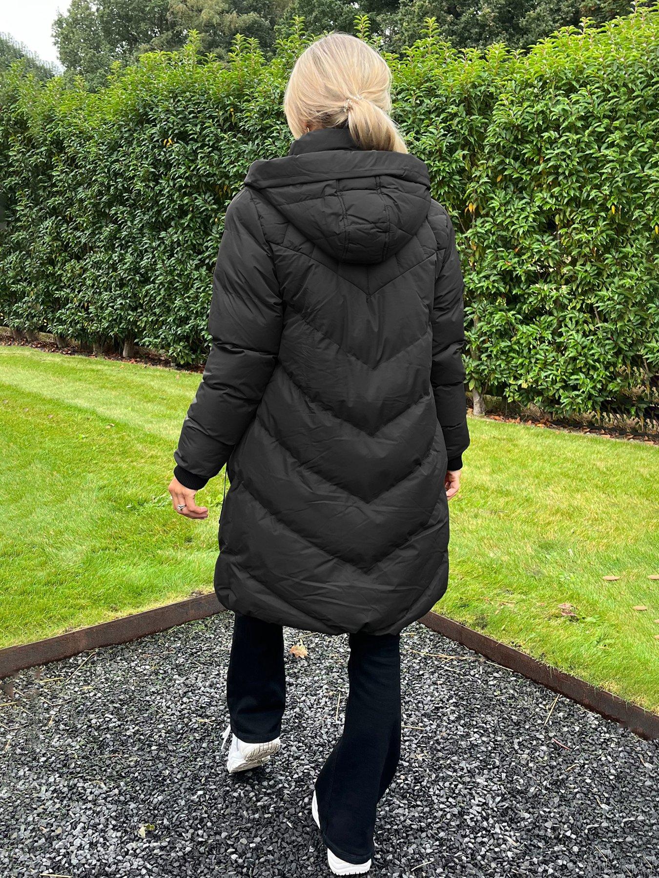 AX PARIS CURVE Padded Coat Black Very
