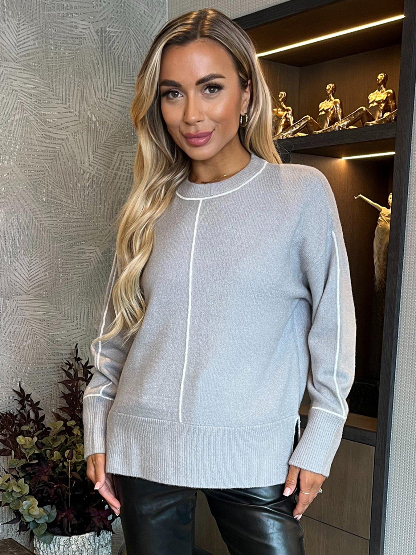 undefined Seam Detail Jumper - Grey