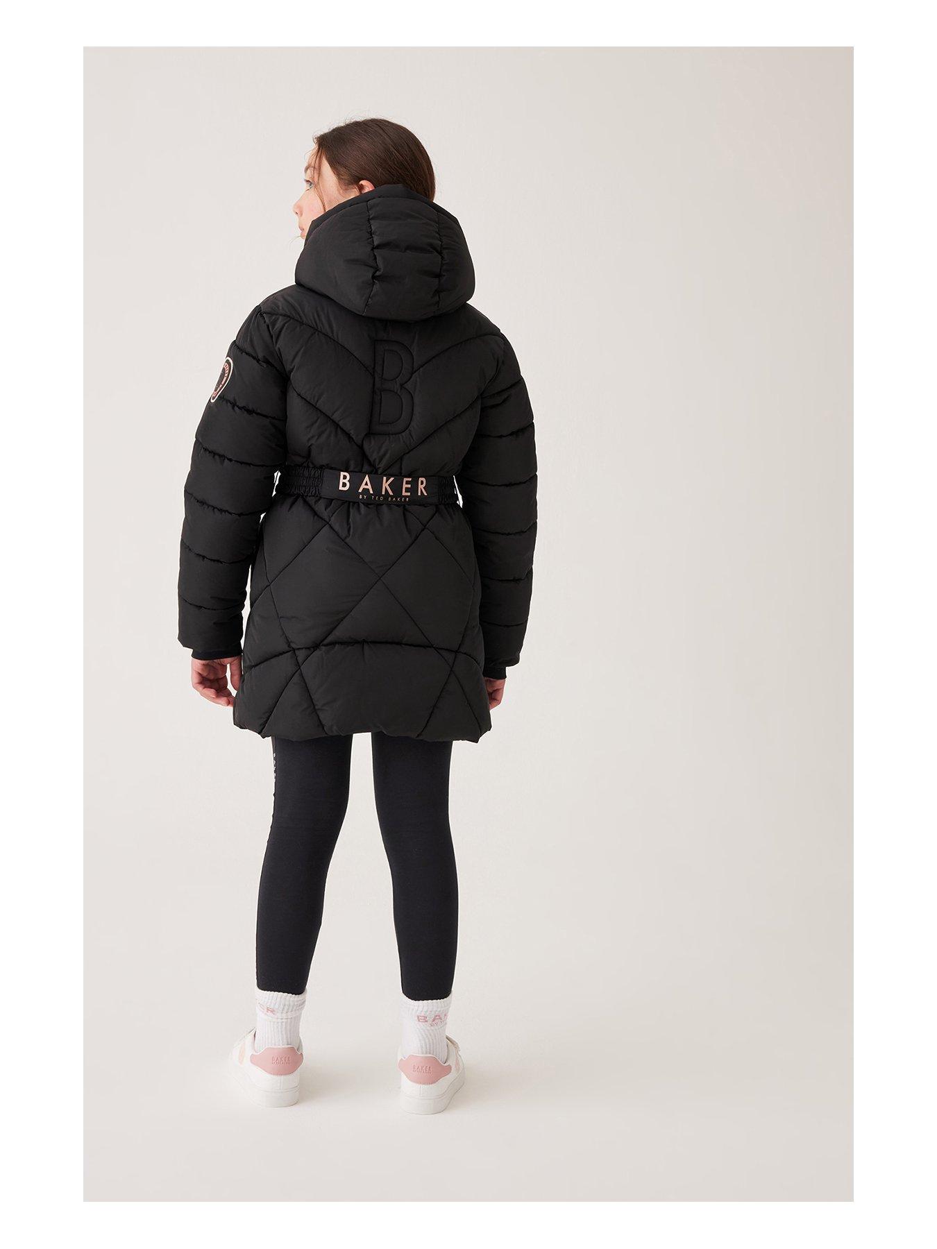Ted Baker Baker By Ted Baker Older Girls Midweight Padded Coat Black Very