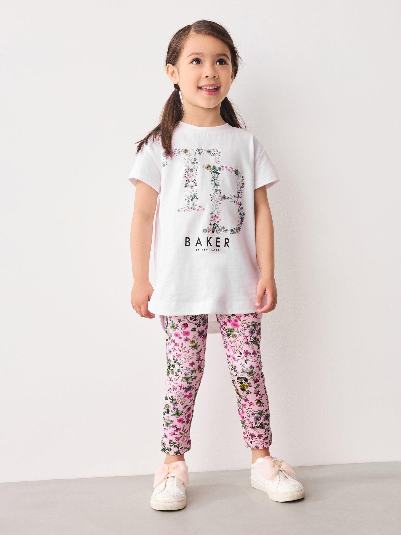 Ted Baker Baker By Ted Baker Toddler Girls Unity T Shirt And Legging Set Very