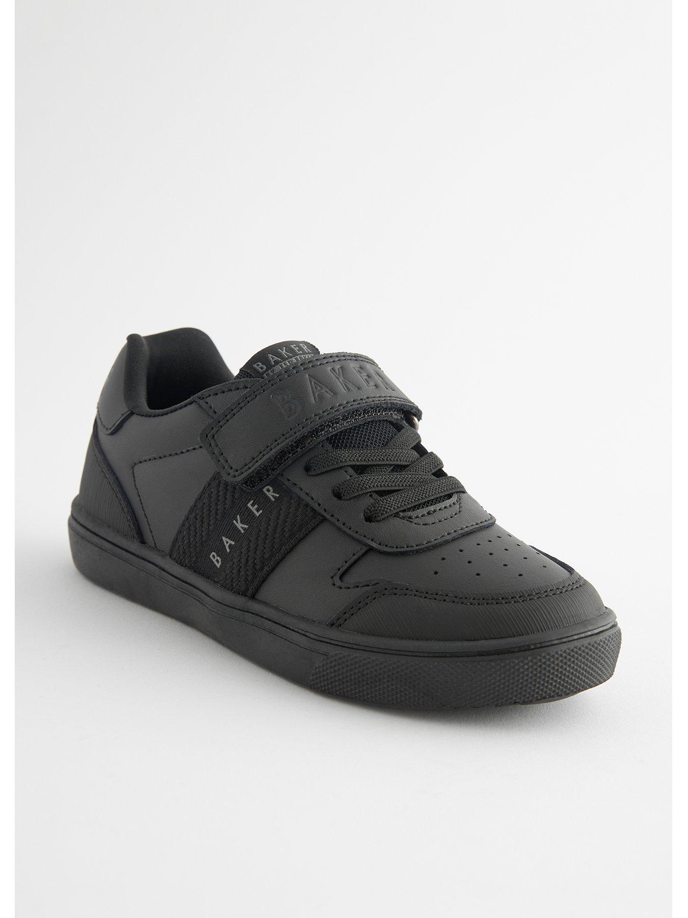 Ted Baker Boys Tape School Trainer Black Very