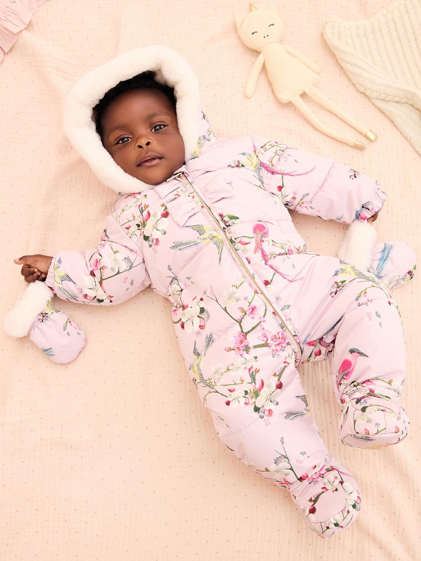 Baby padded snowsuit hotsell