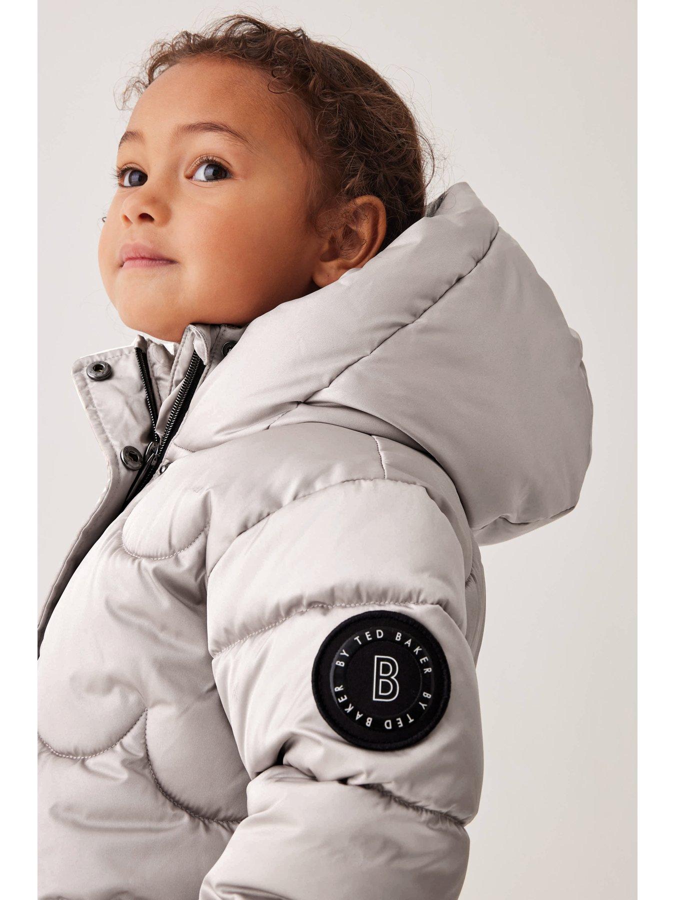 Baker By Ted Baker Younger Girls Scallop Padded Coat Beige