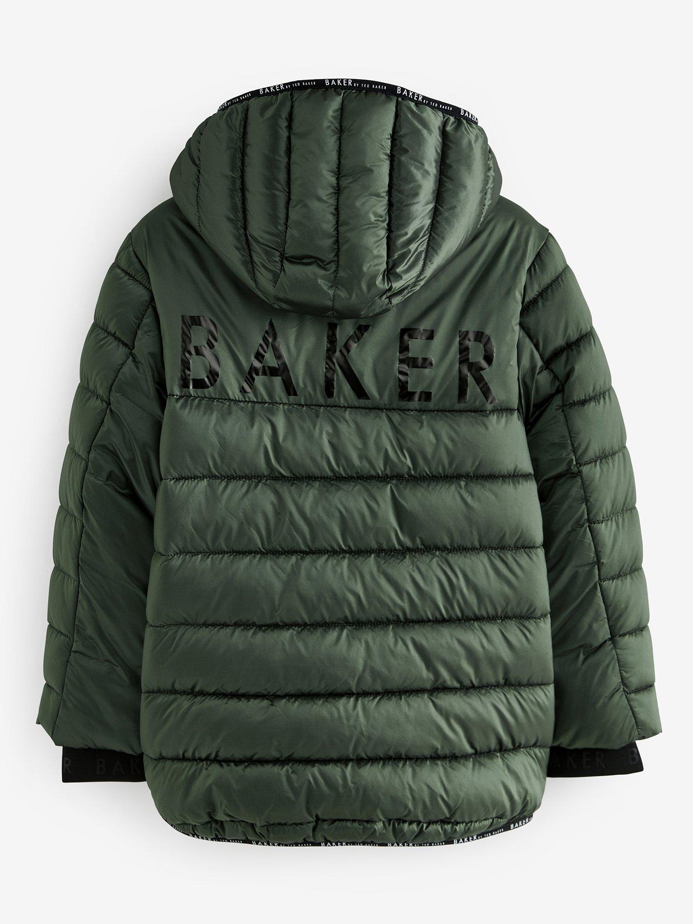 Ted Baker Baker By Ted Baker Boys Khaki Midweight Coat Very